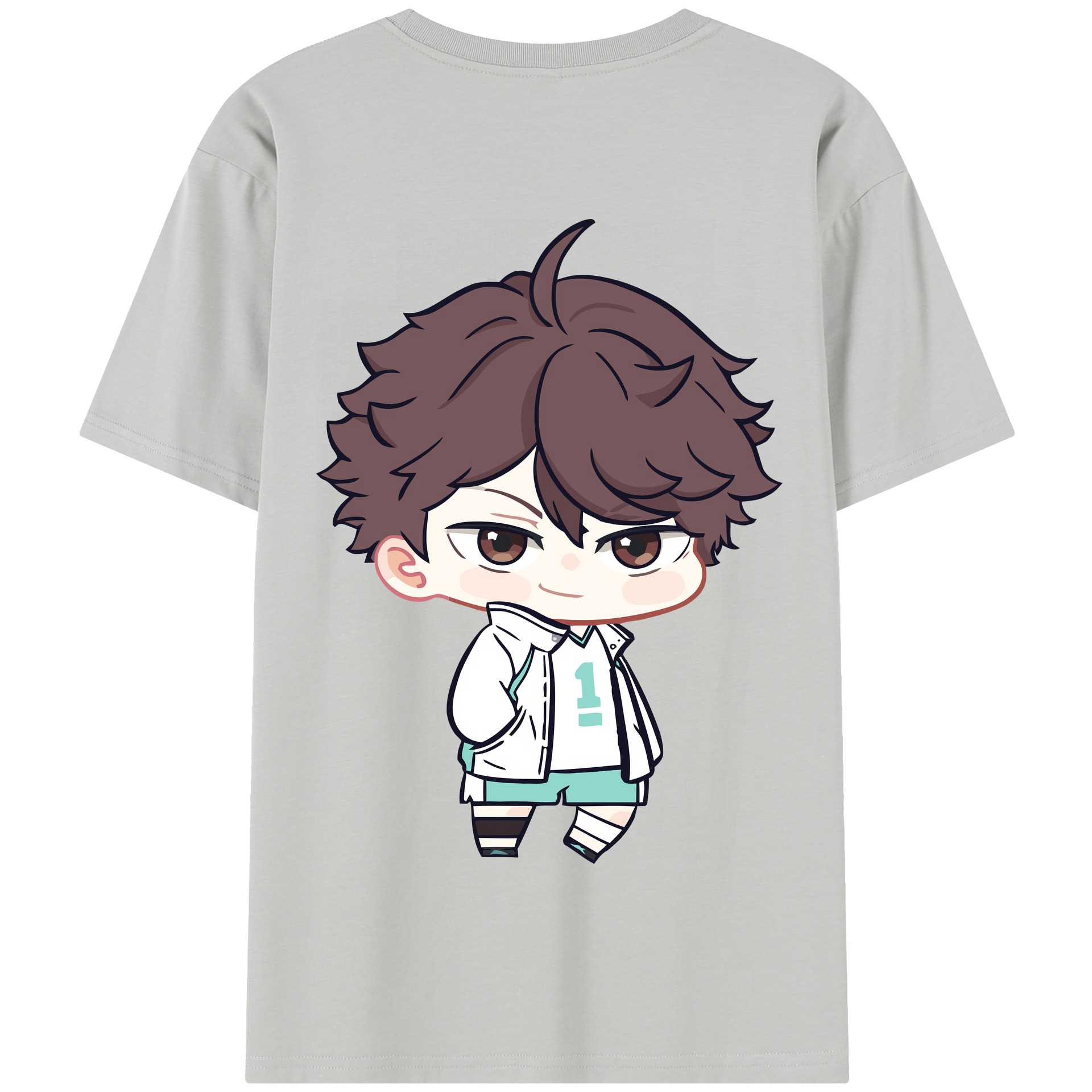 （画像用） ハイキュー!! Haikyu!! 綿100％半袖Tシャツ（背面プリント）