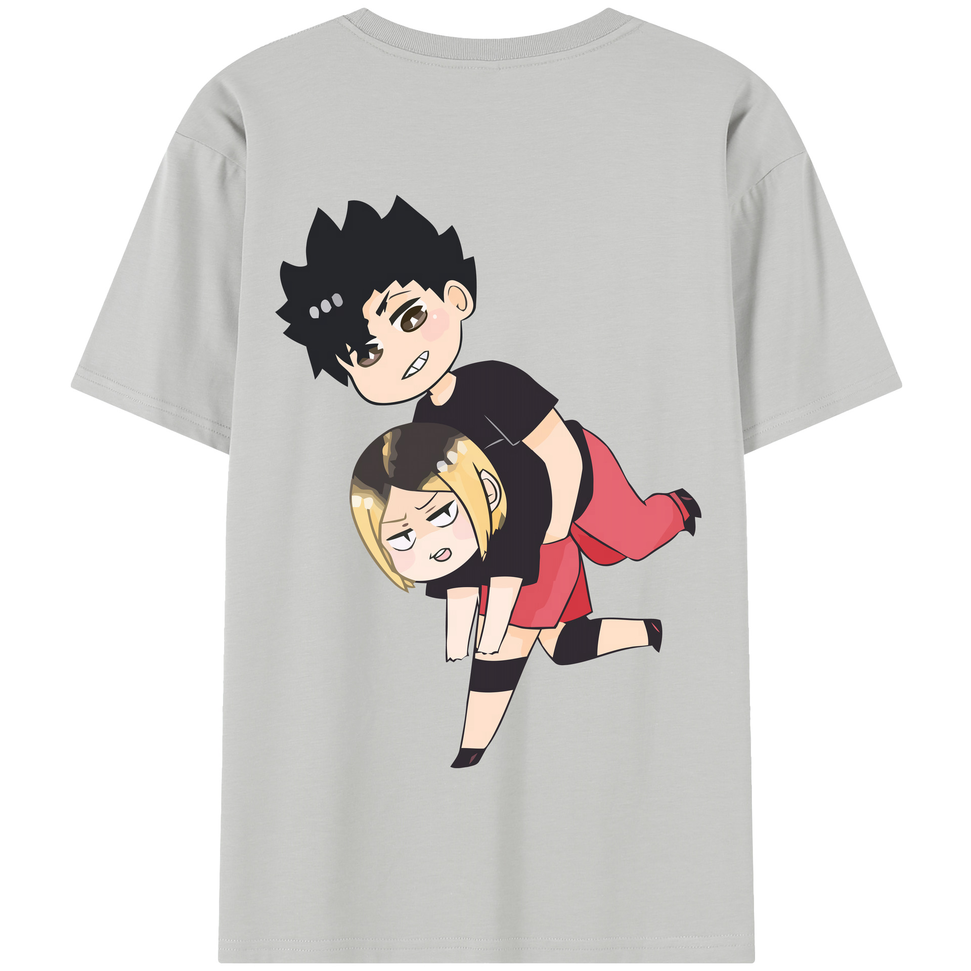 （画像用） ハイキュー!! Haikyu!! 綿100％半袖Tシャツ（背面プリント）