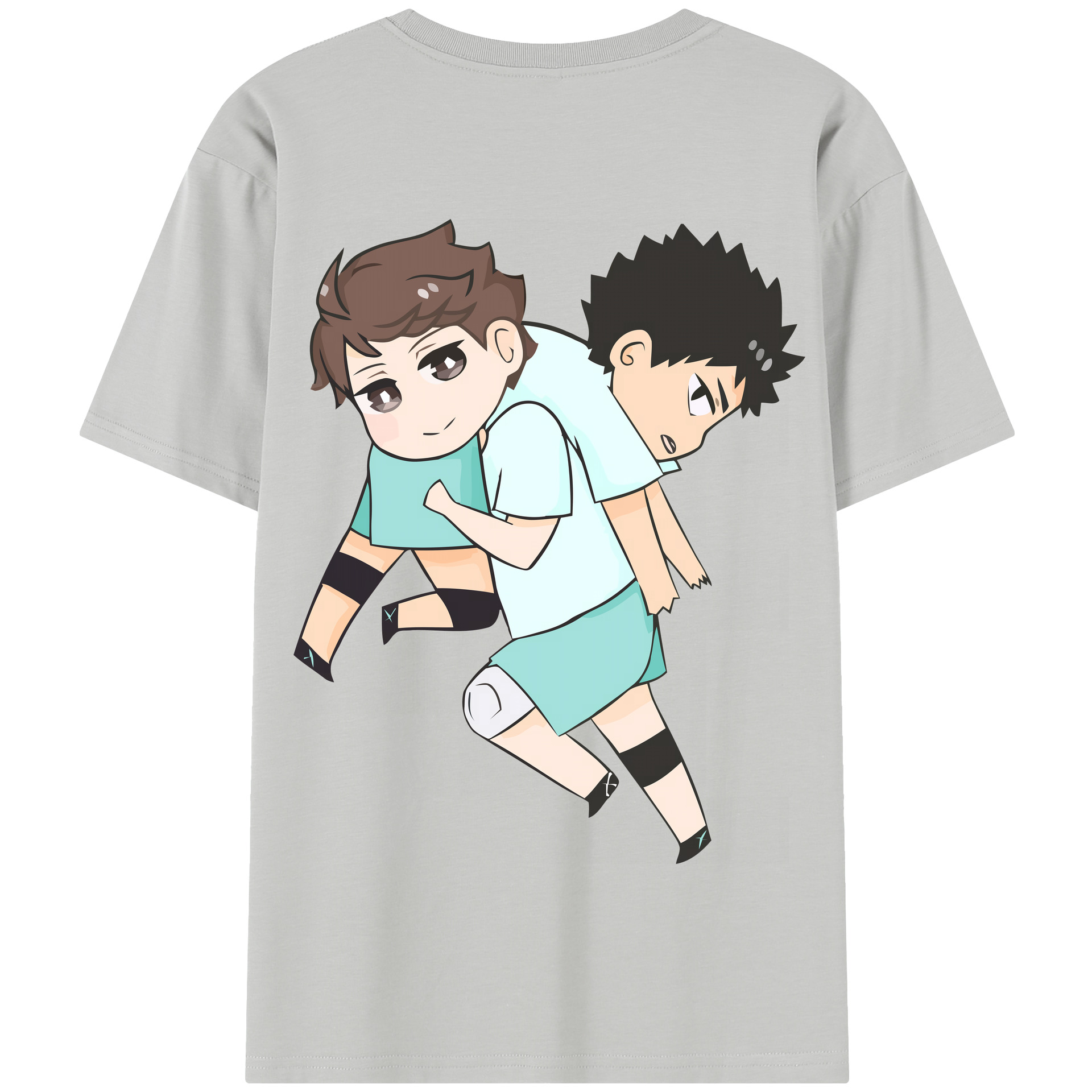 （画像用） ハイキュー!! Haikyu!! 綿100％半袖Tシャツ（背面プリント）