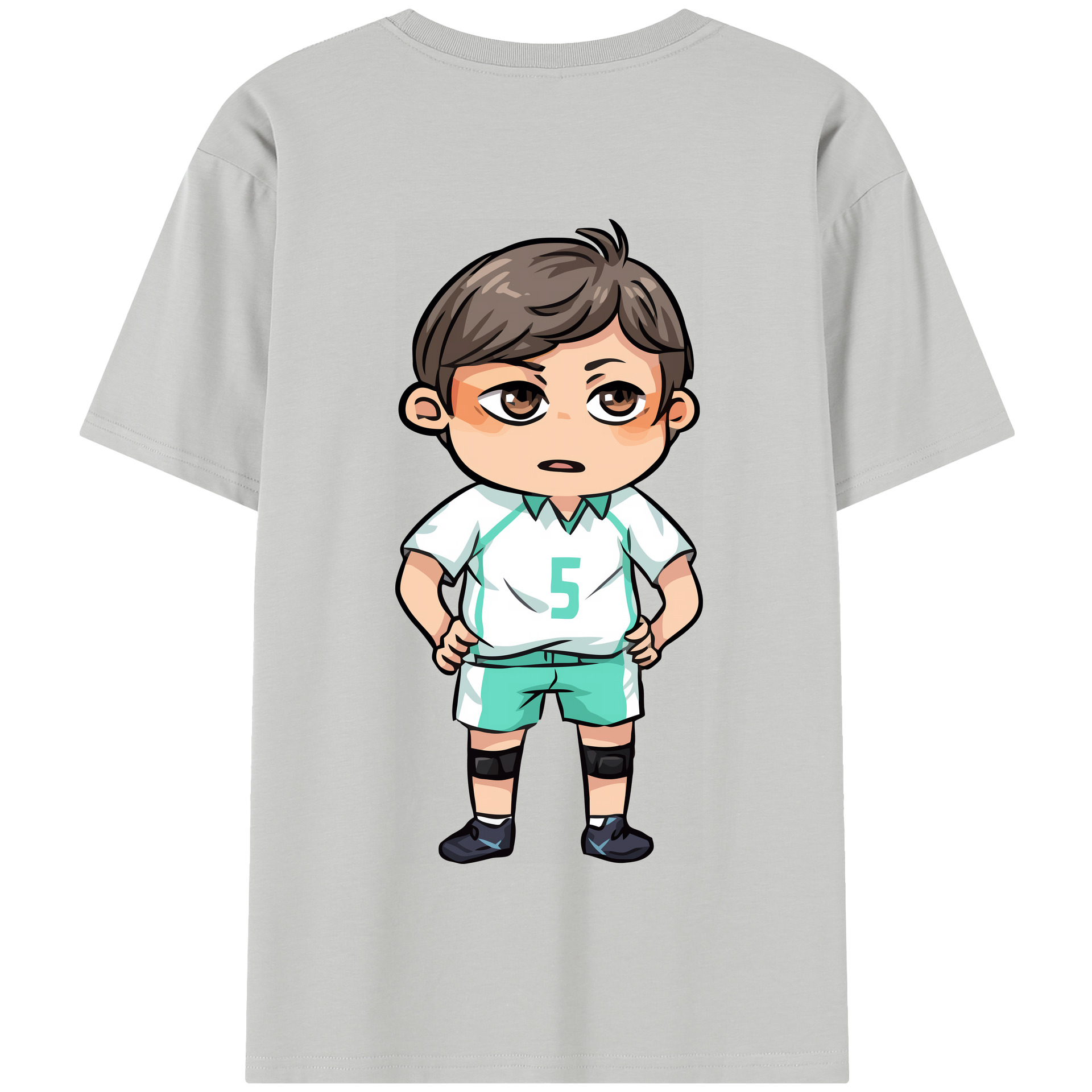 （画像用） ハイキュー!! Haikyu!! 綿100％半袖Tシャツ（背面プリント）