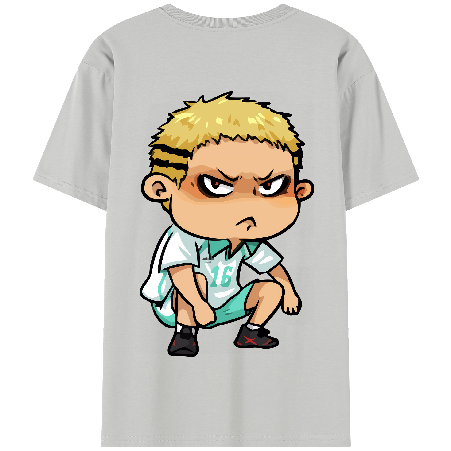 （画像用） ハイキュー!! Haikyu!! 綿100％半袖Tシャツ（背面プリント）
