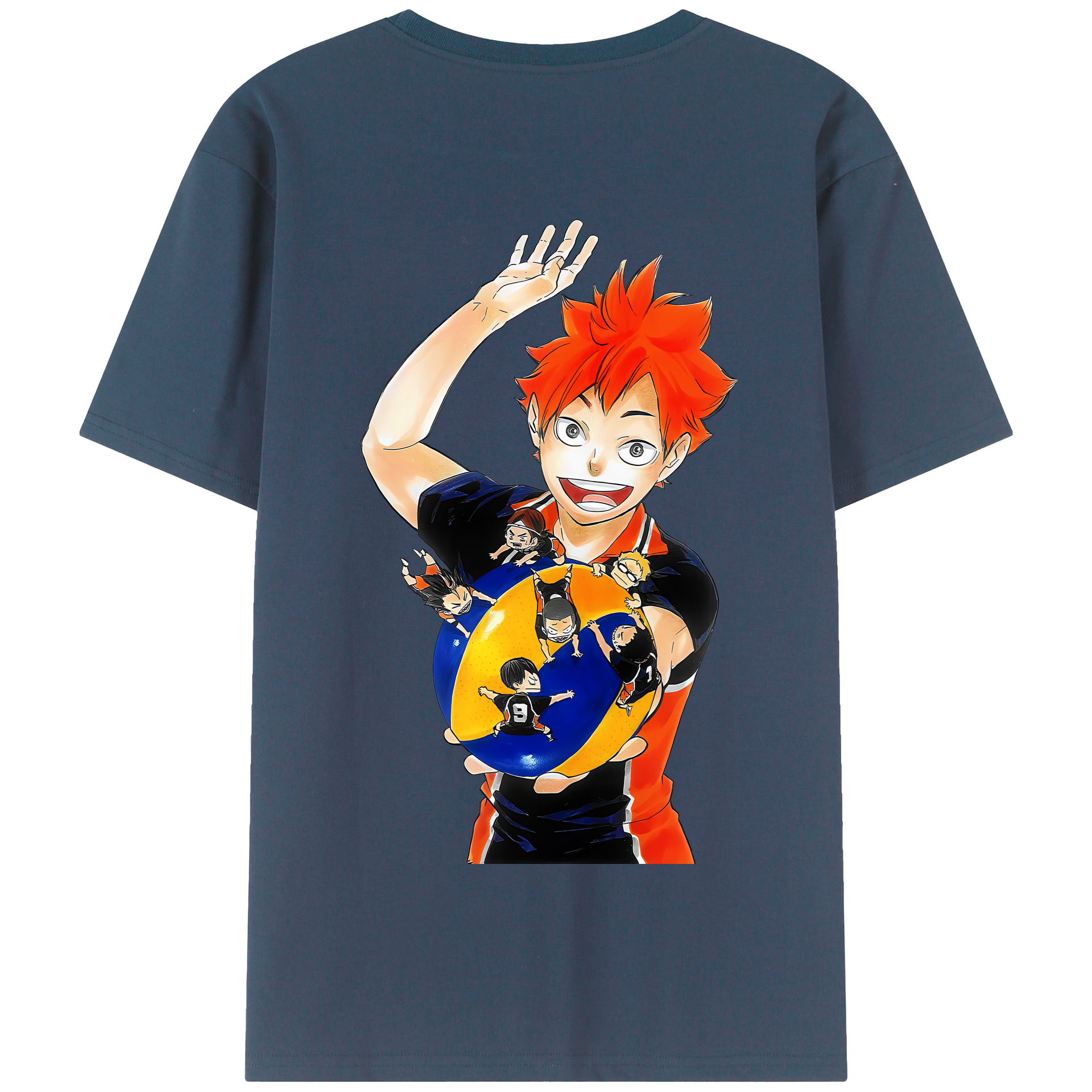 （画像用） ハイキュー!! Haikyu!! 綿100％半袖Tシャツ（背面プリント）