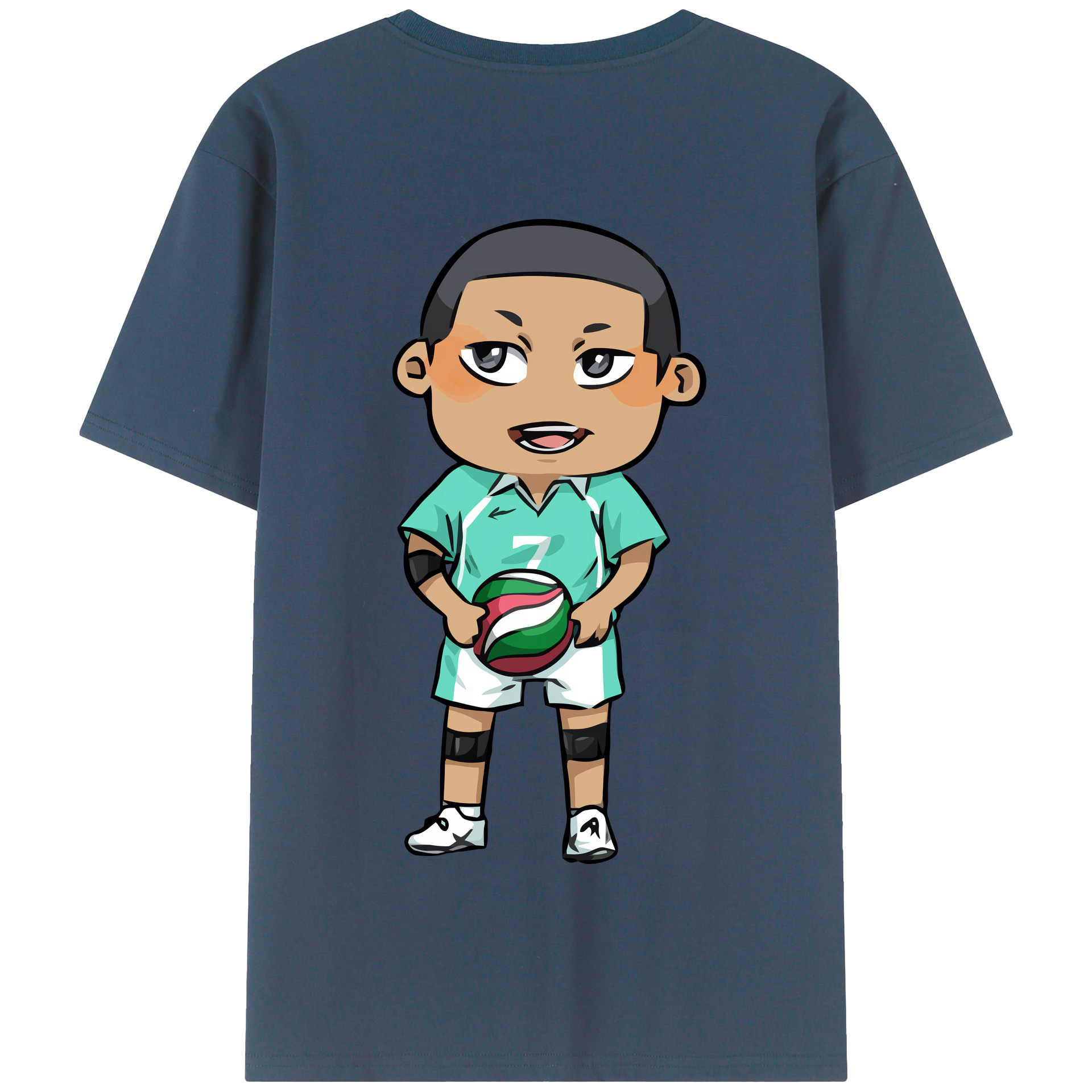 （画像用） ハイキュー!! Haikyu!! 綿100％半袖Tシャツ（背面プリント）