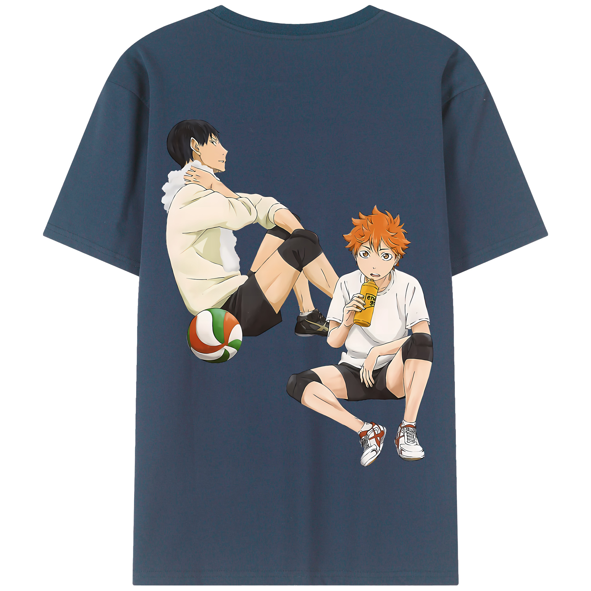 （画像用） ハイキュー!! Haikyu!! 綿100％半袖Tシャツ（背面プリント）