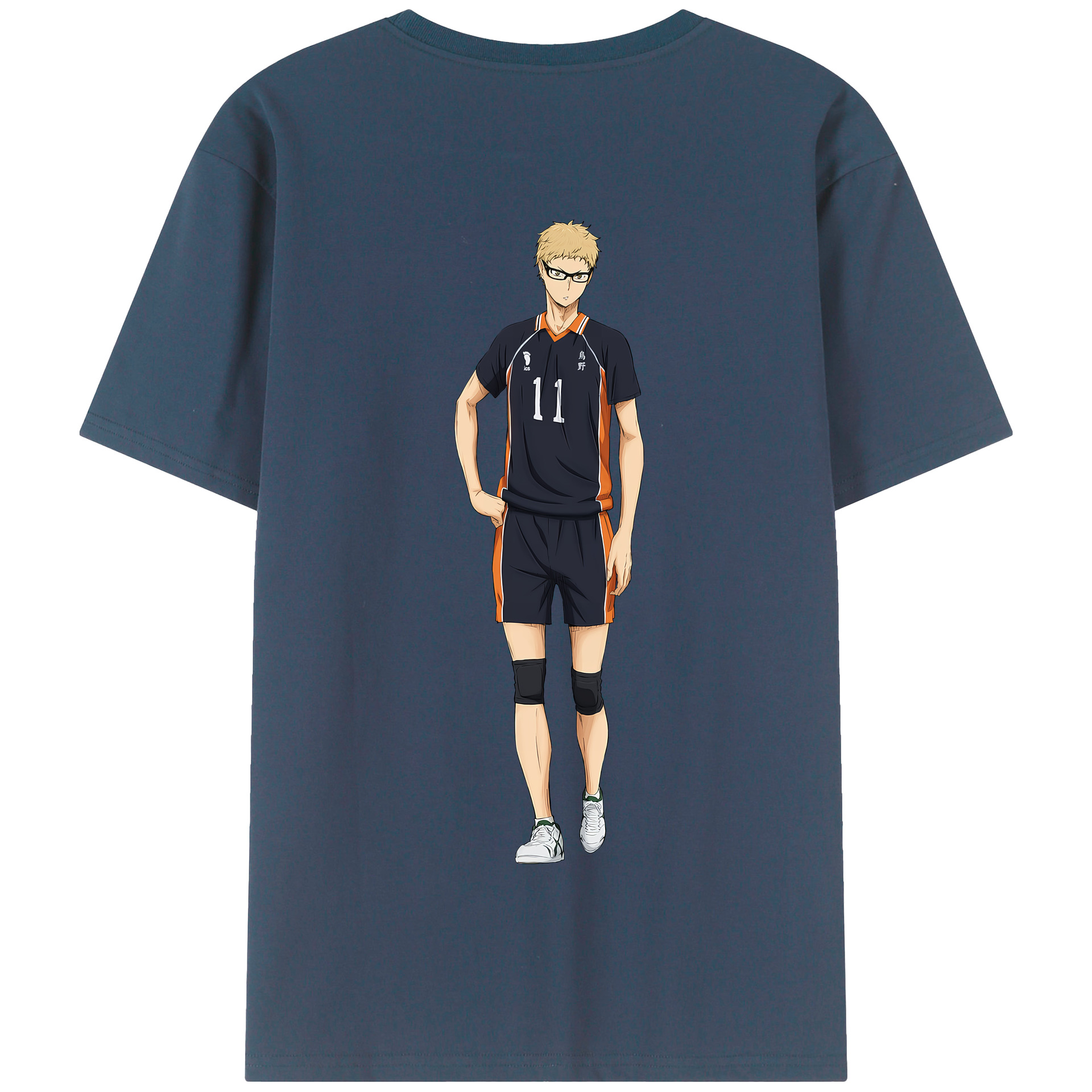 （画像用） ハイキュー!! Haikyu!! 綿100％半袖Tシャツ（背面プリント）