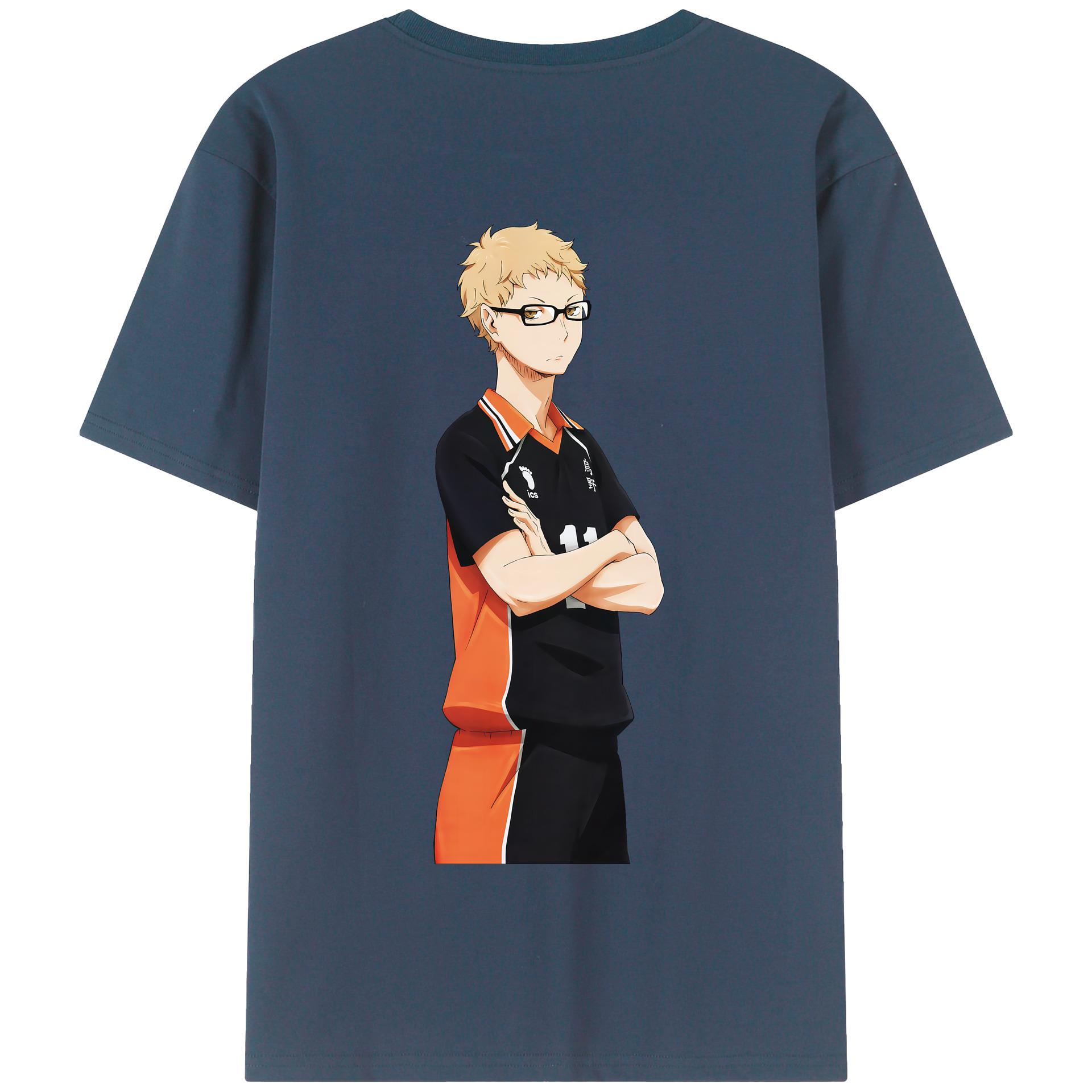（画像用） ハイキュー!! Haikyu!! 綿100％半袖Tシャツ（背面プリント）