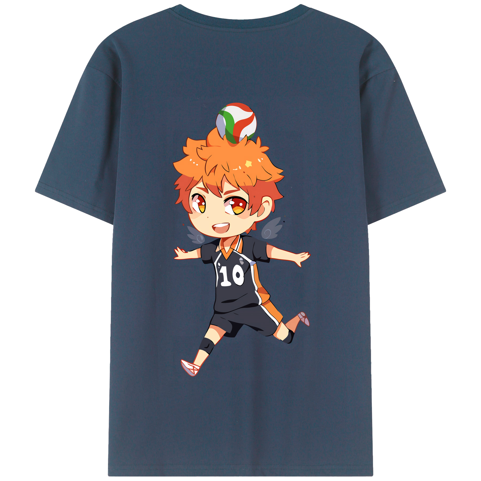 （画像用） ハイキュー!! Haikyu!! 綿100％半袖Tシャツ（背面プリント）