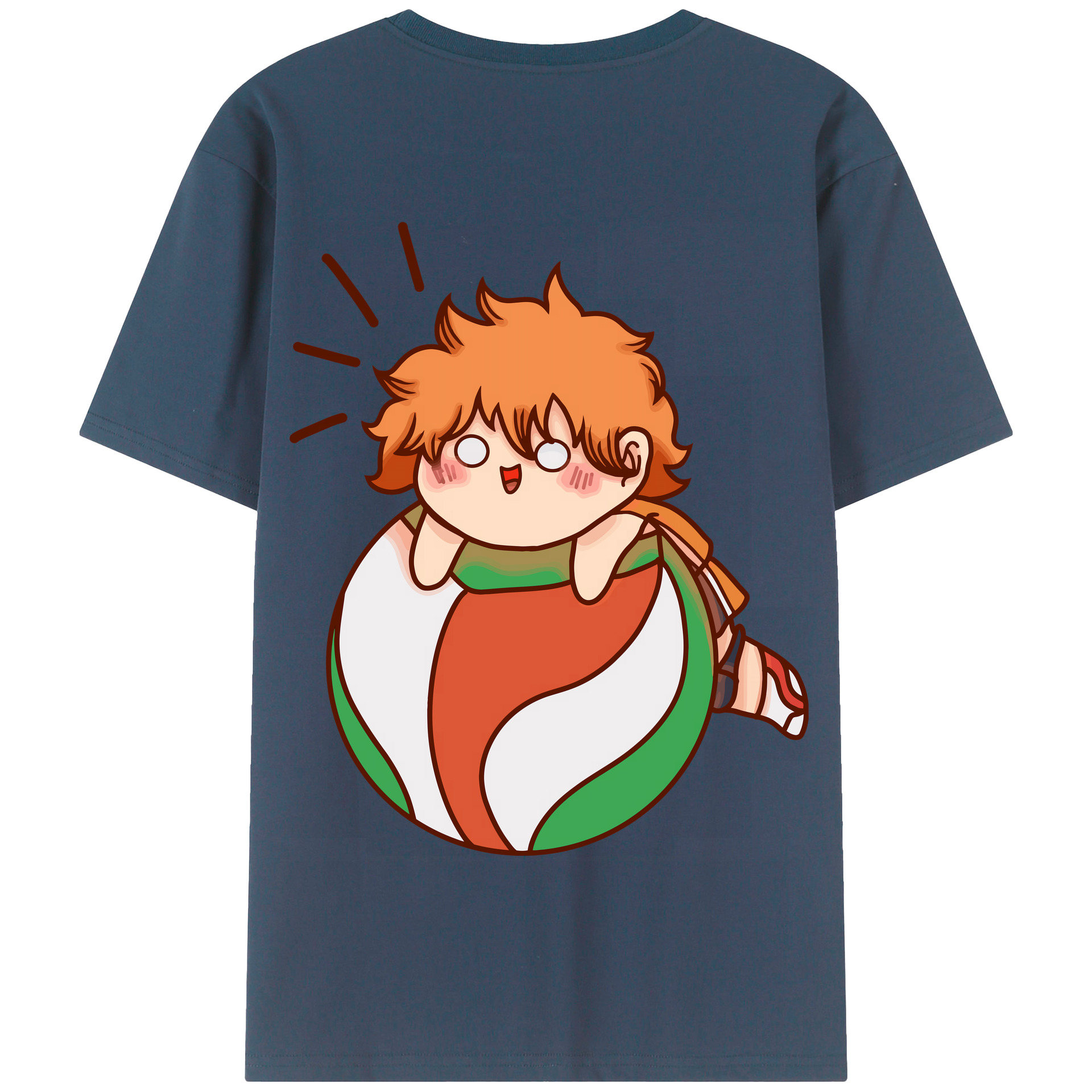 （画像用） ハイキュー!! Haikyu!! 綿100％半袖Tシャツ（背面プリント）