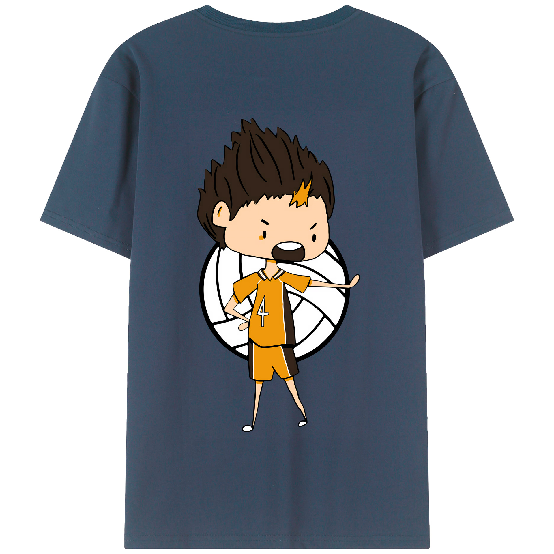 （画像用） ハイキュー!! Haikyu!! 綿100％半袖Tシャツ（背面プリント）