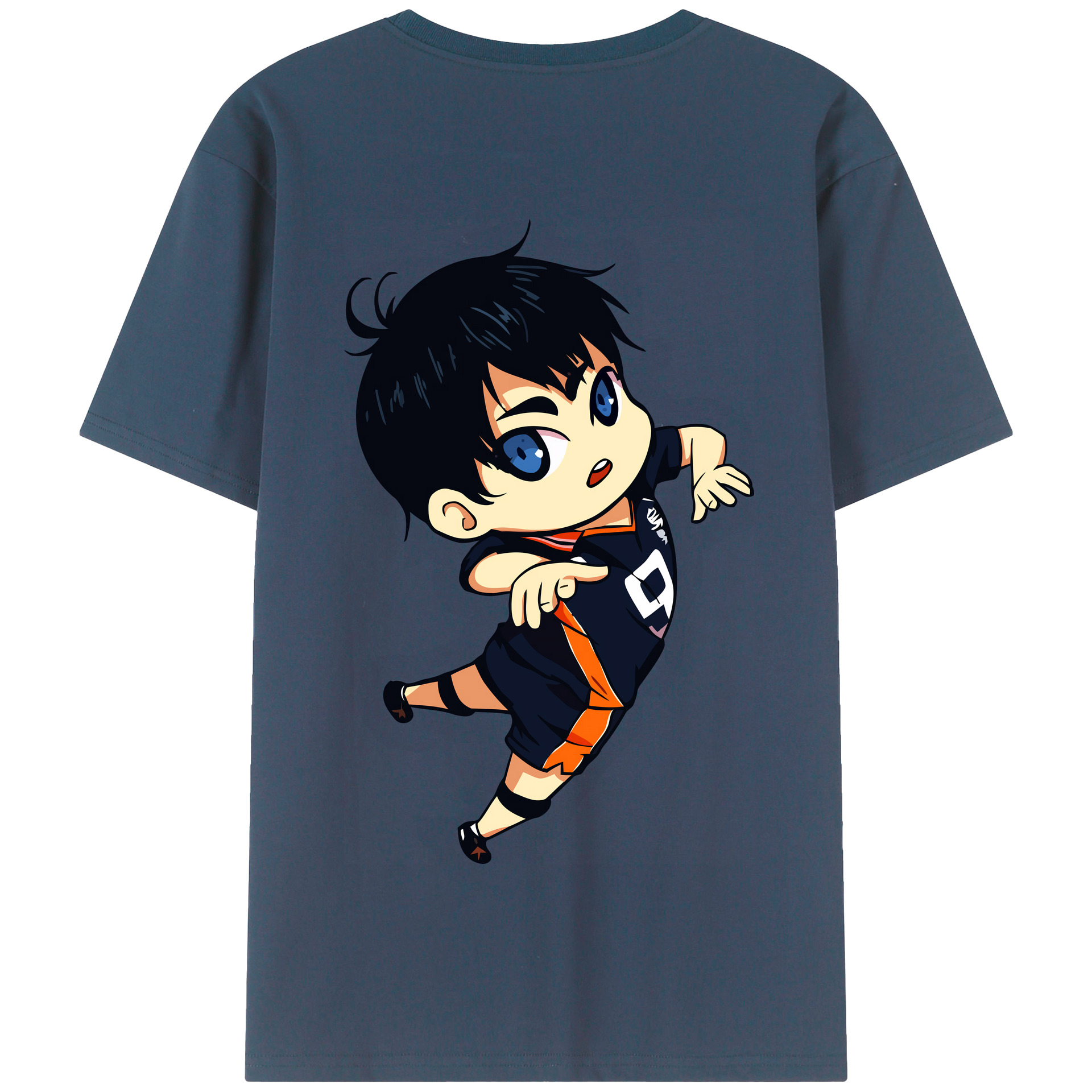 （画像用） ハイキュー!! Haikyu!! 綿100％半袖Tシャツ（背面プリント）