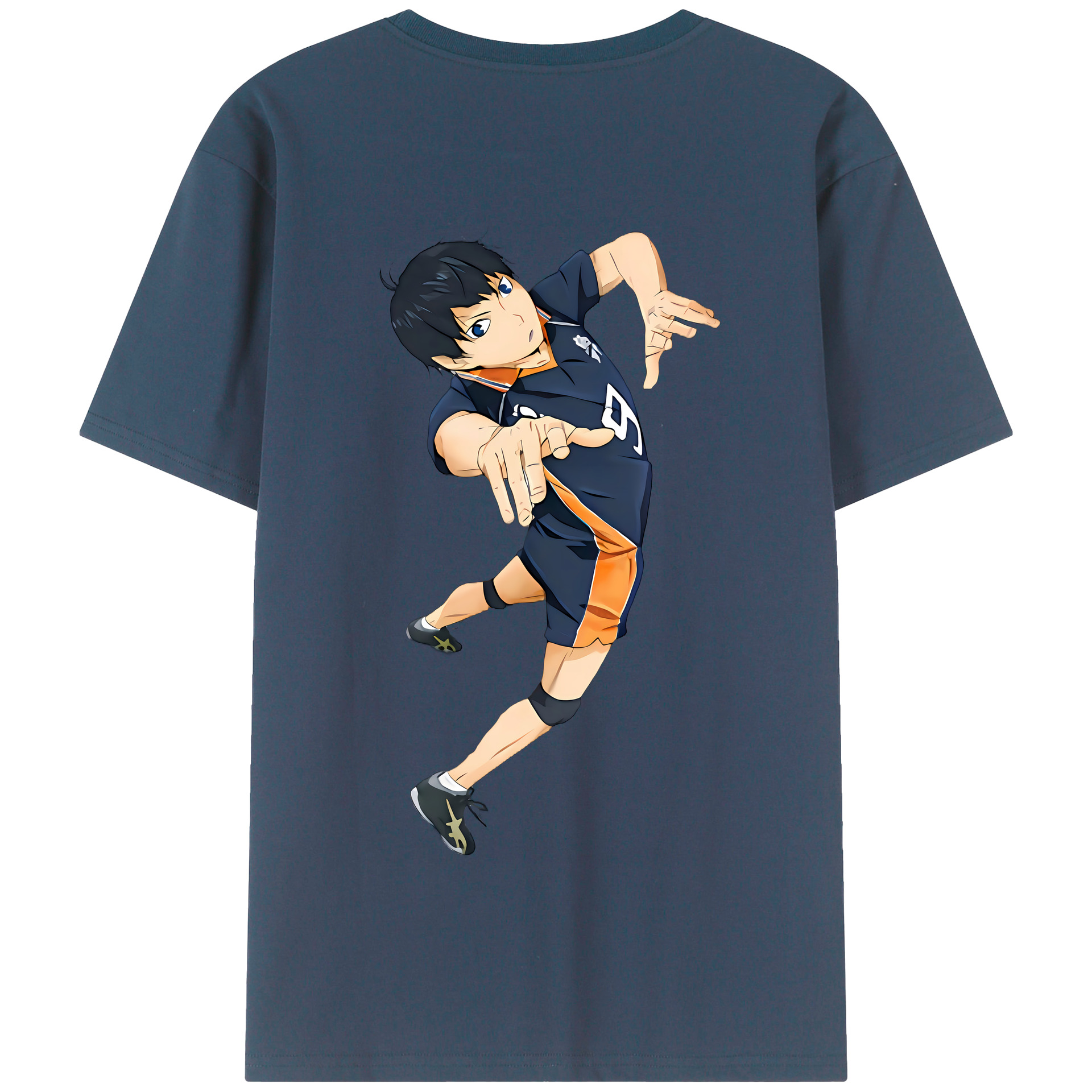 （画像用） ハイキュー!! Haikyu!! 綿100％半袖Tシャツ（背面プリント）