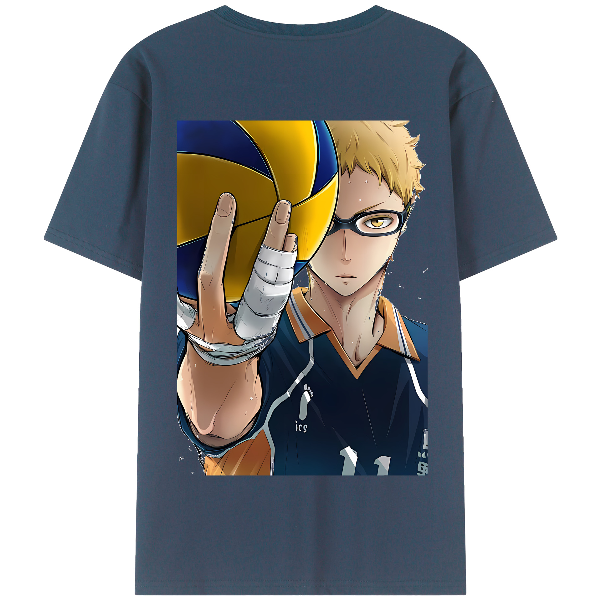 （画像用） ハイキュー!! Haikyu!! 綿100％半袖Tシャツ（背面プリント）