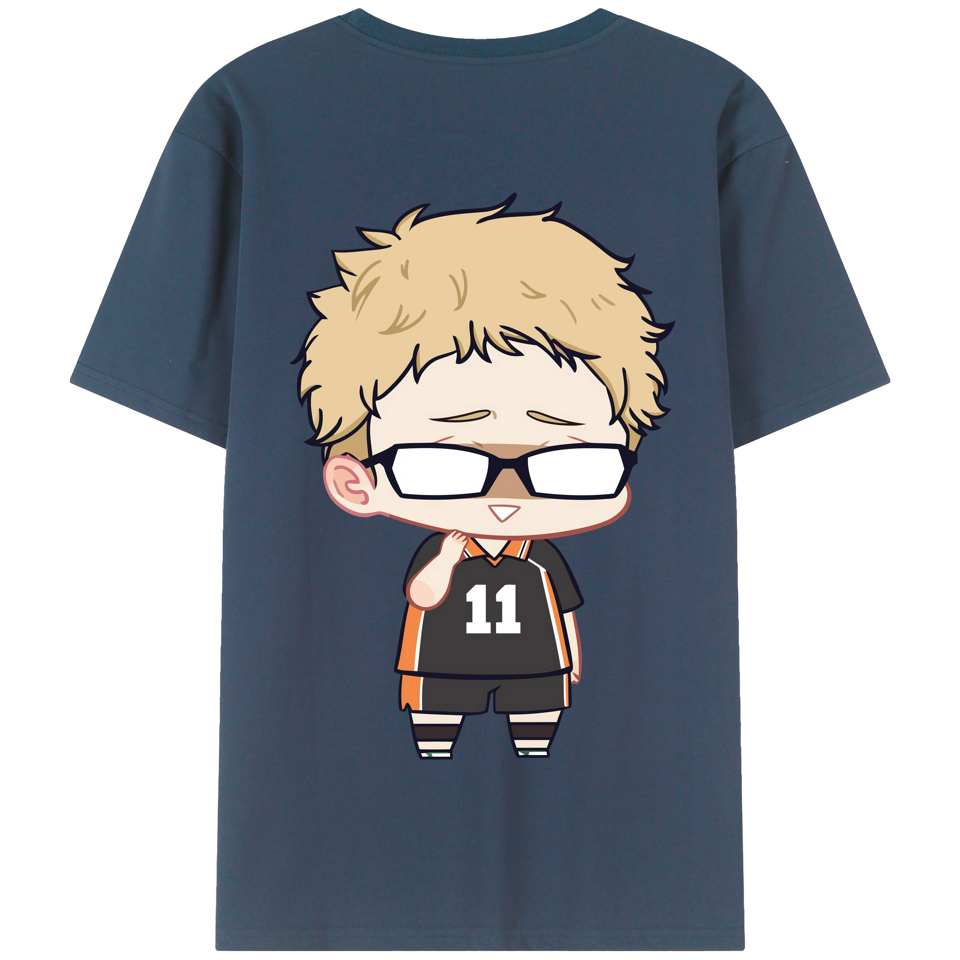 （画像用） ハイキュー!! Haikyu!! 綿100％半袖Tシャツ（背面プリント）