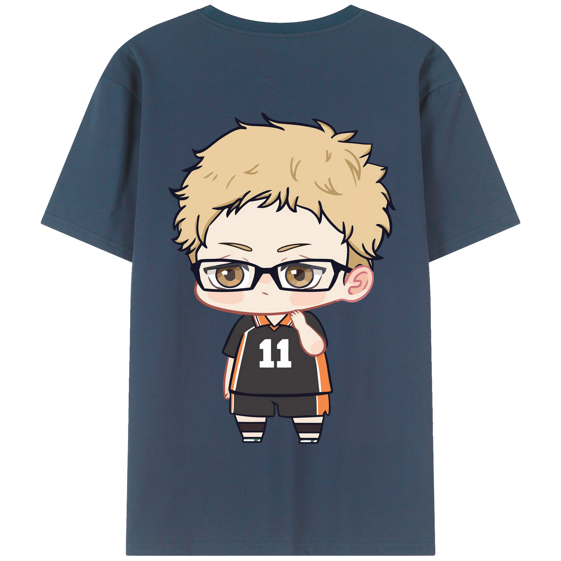 （画像用） ハイキュー!! Haikyu!! 綿100％半袖Tシャツ（背面プリント）