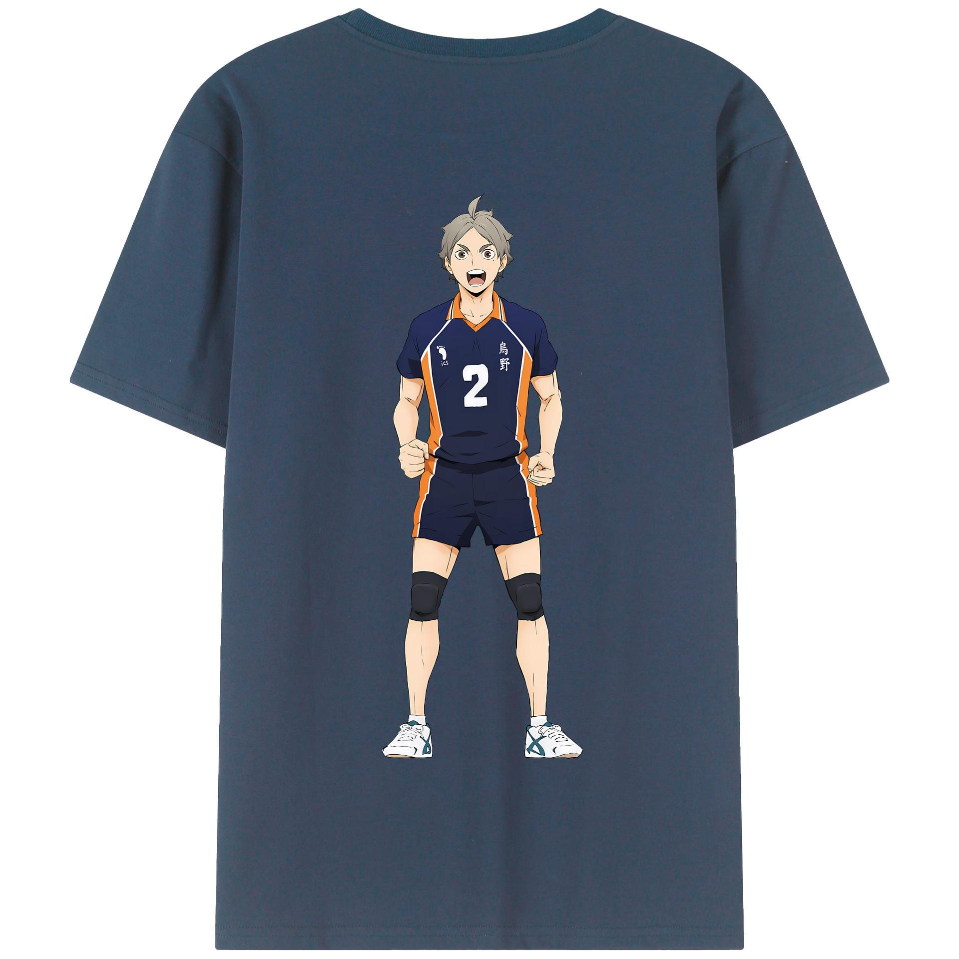 （画像用） ハイキュー!! Haikyu!! 綿100％半袖Tシャツ（背面プリント）