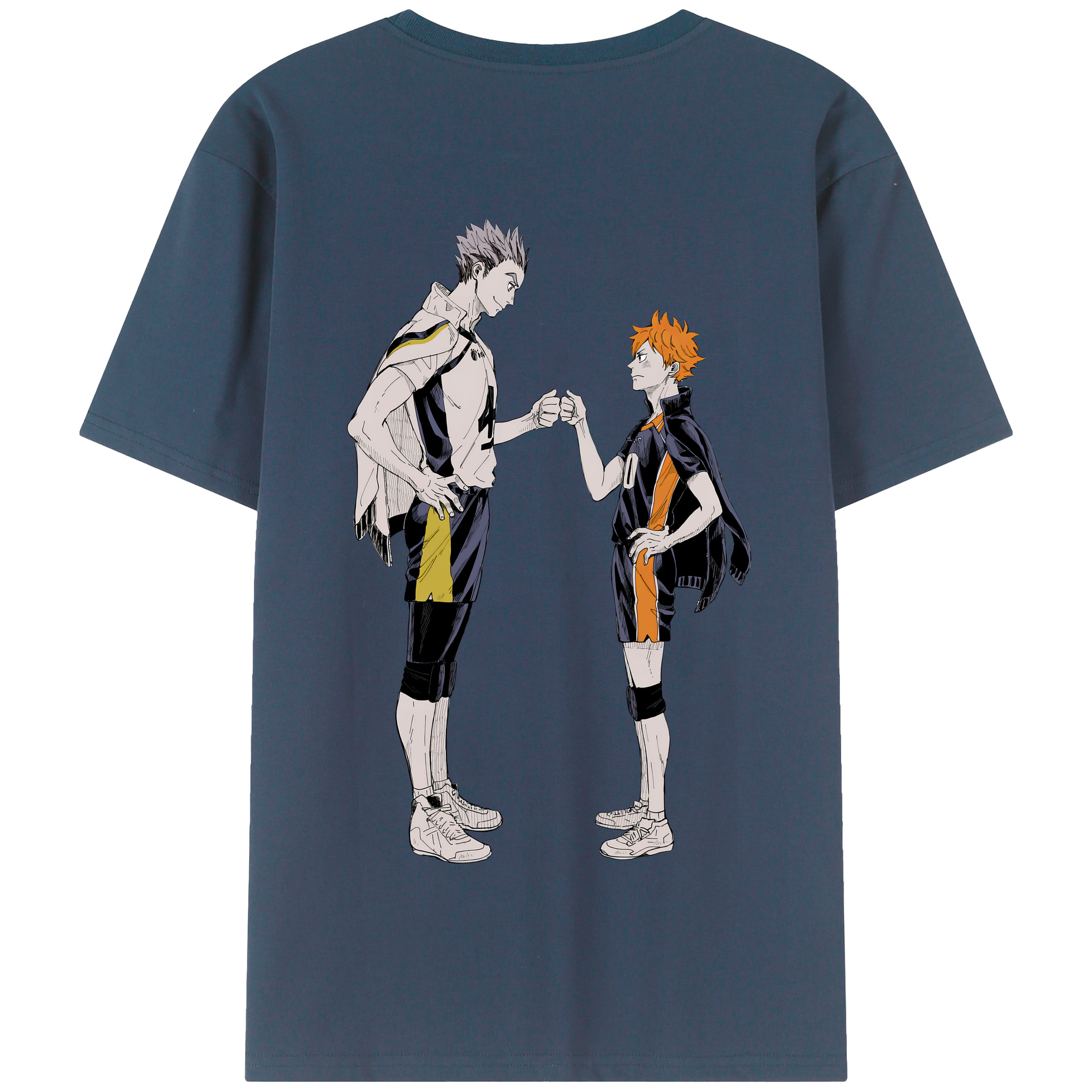 （画像用） ハイキュー!! Haikyu!! 綿100％半袖Tシャツ（背面プリント）