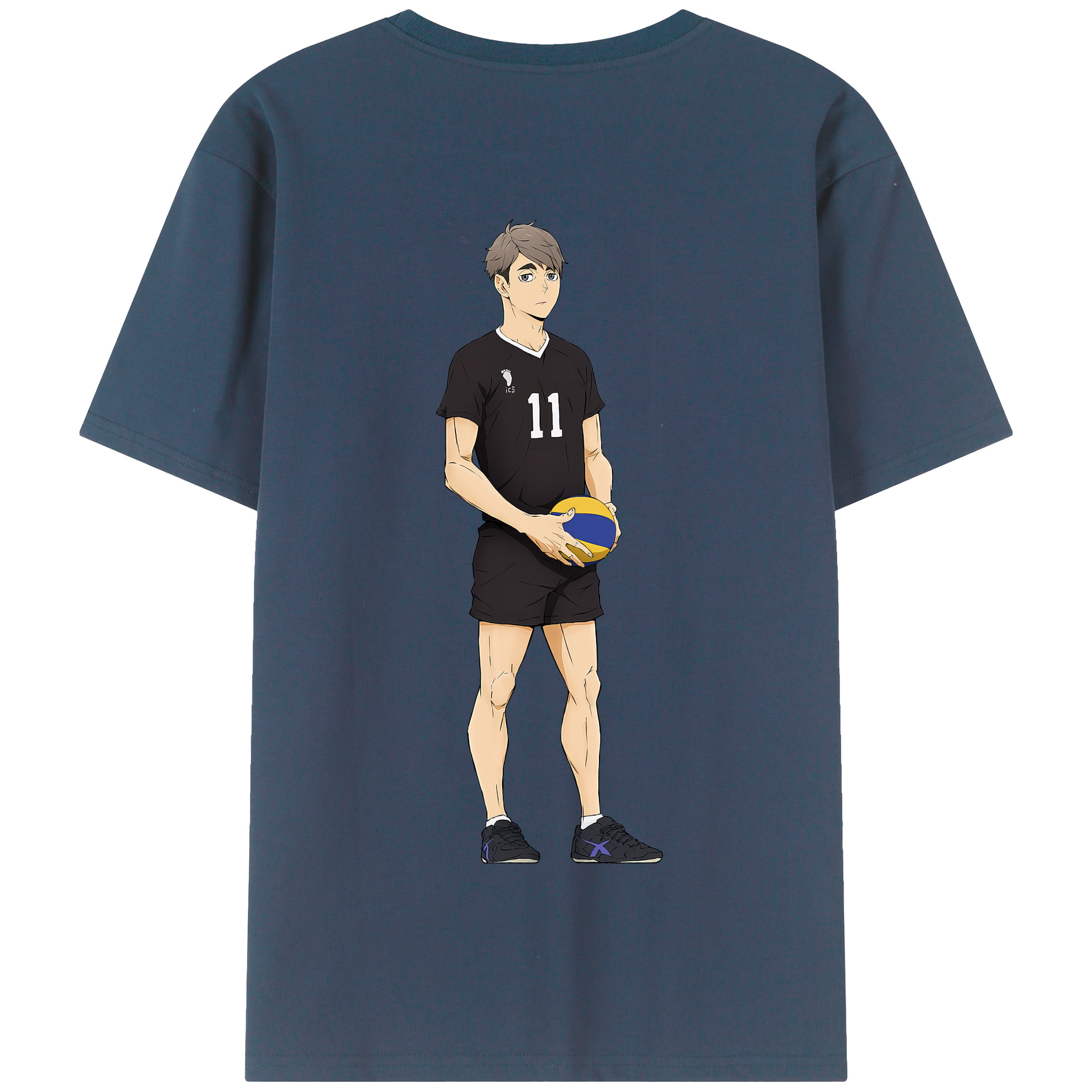 （画像用） ハイキュー!! Haikyu!! 綿100％半袖Tシャツ（背面プリント）