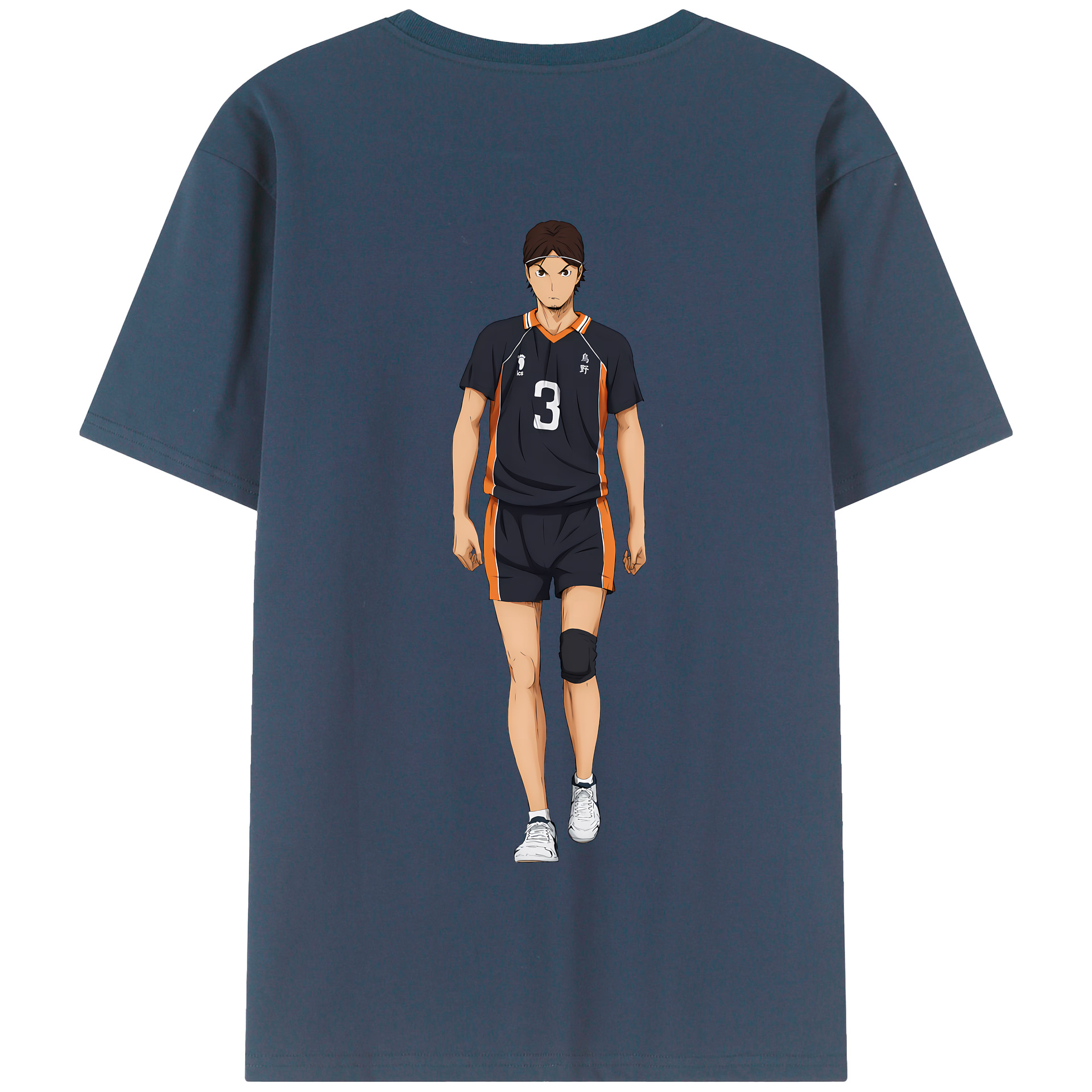 （画像用） ハイキュー!! Haikyu!! 綿100％半袖Tシャツ（背面プリント）