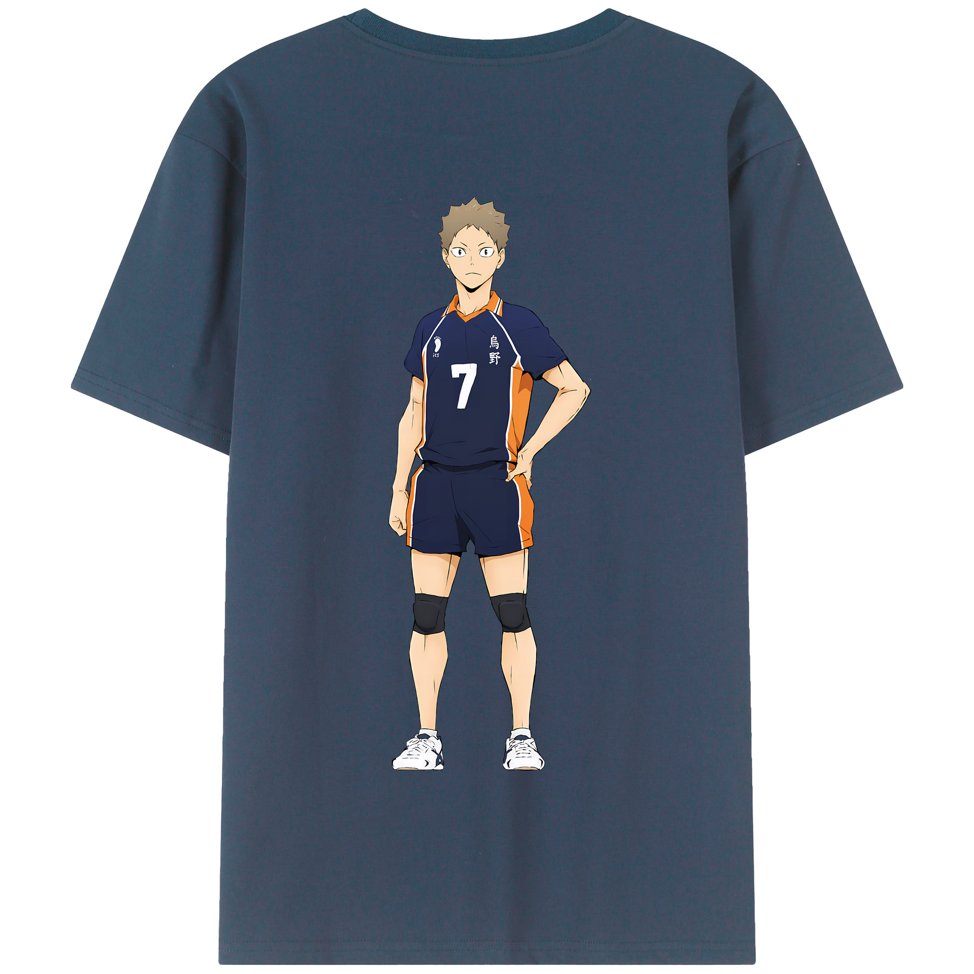 （画像用） ハイキュー!! Haikyu!! 綿100％半袖Tシャツ（背面プリント）