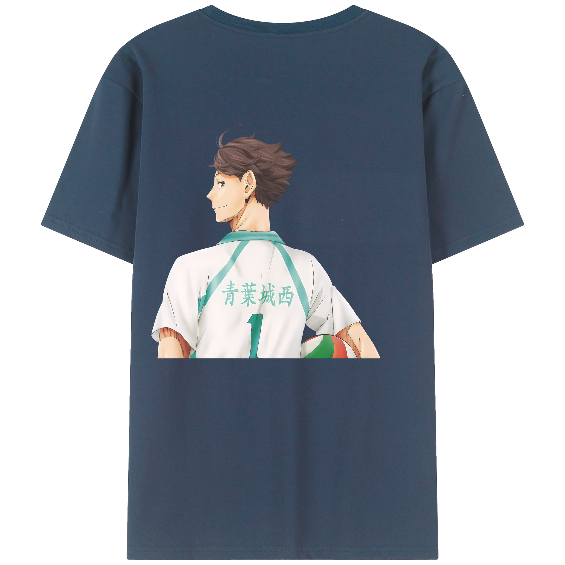 （画像用） ハイキュー!! Haikyu!! 綿100％半袖Tシャツ（背面プリント）