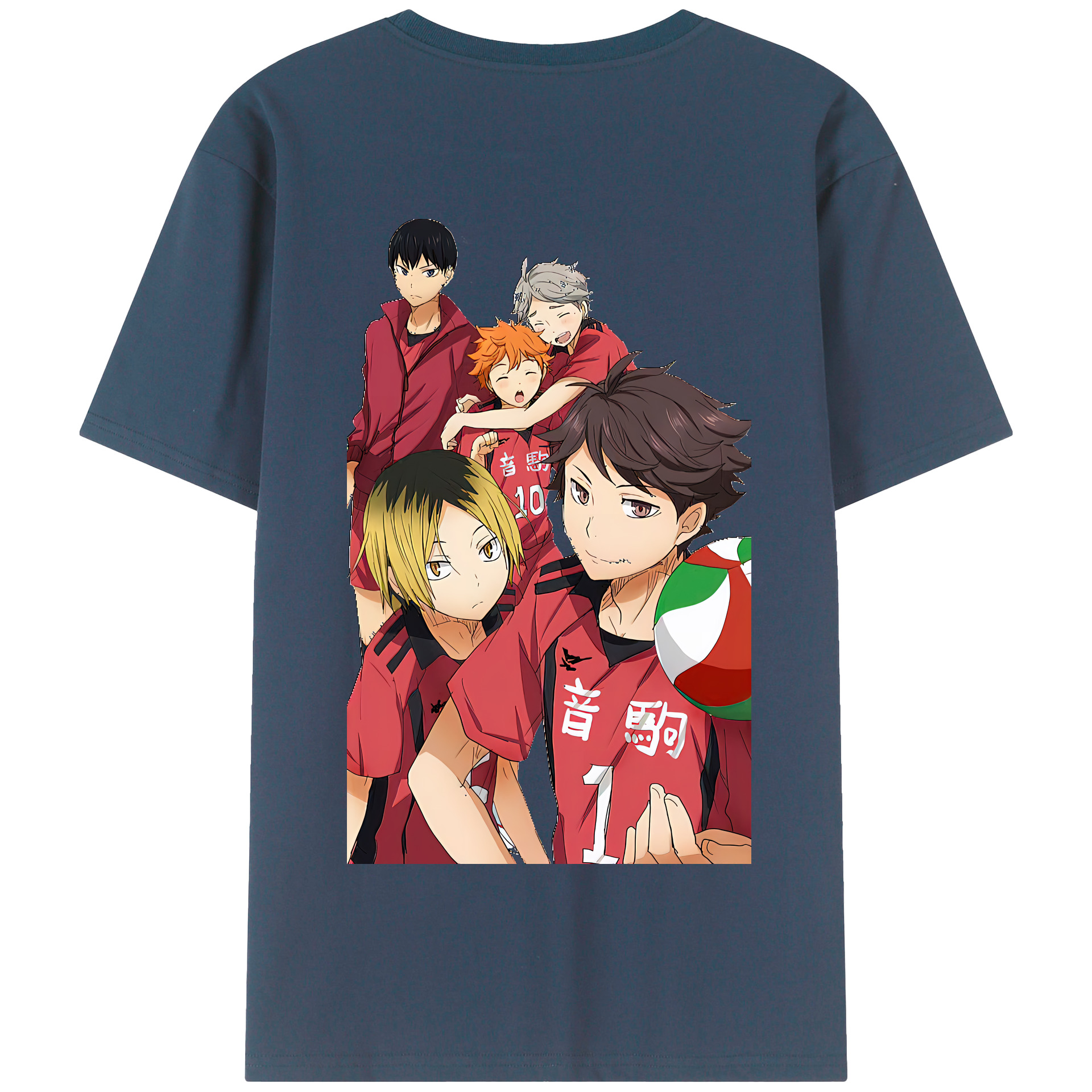 （画像用） ハイキュー!! Haikyu!! 綿100％半袖Tシャツ（背面プリント）