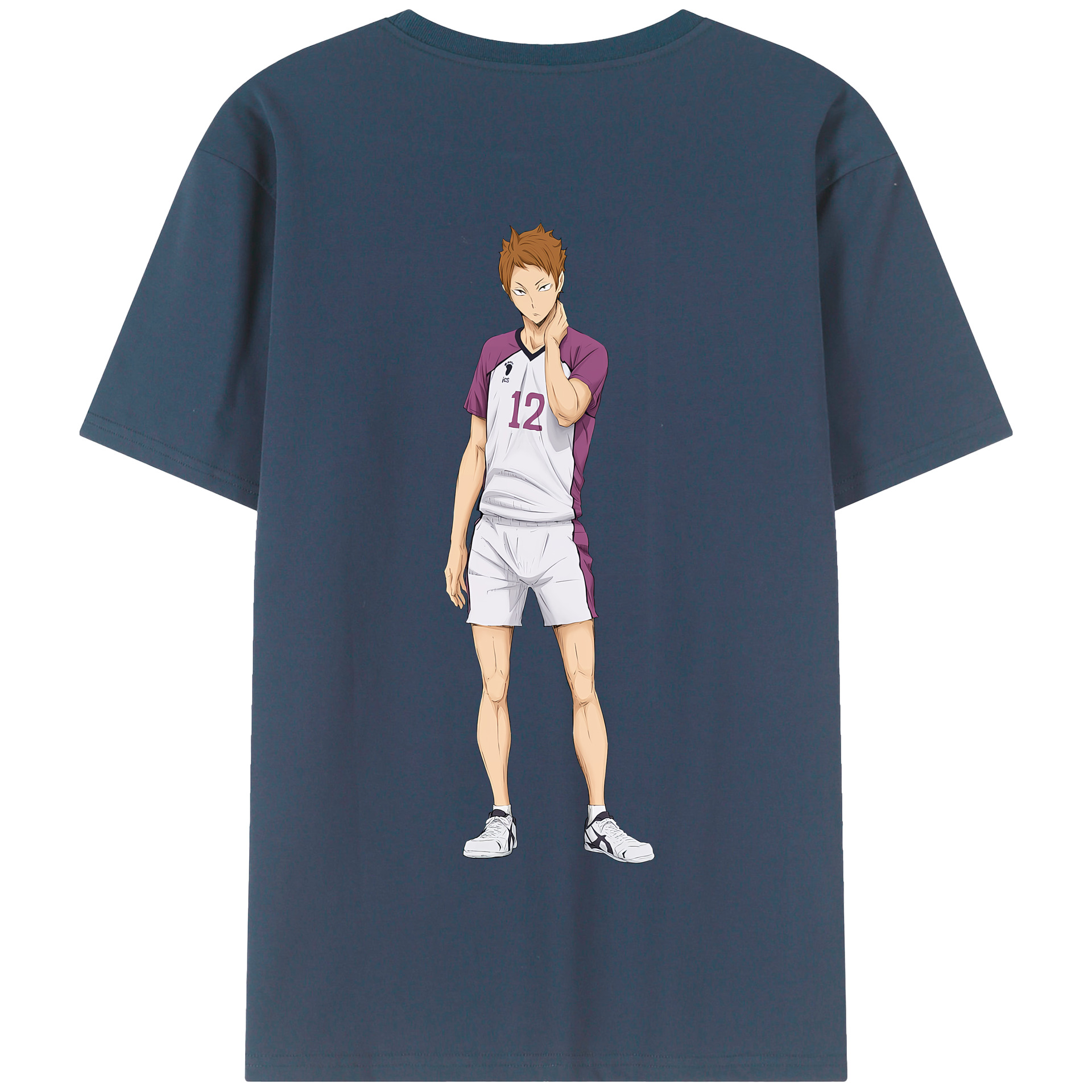 （画像用） ハイキュー!! Haikyu!! 綿100％半袖Tシャツ（背面プリント）