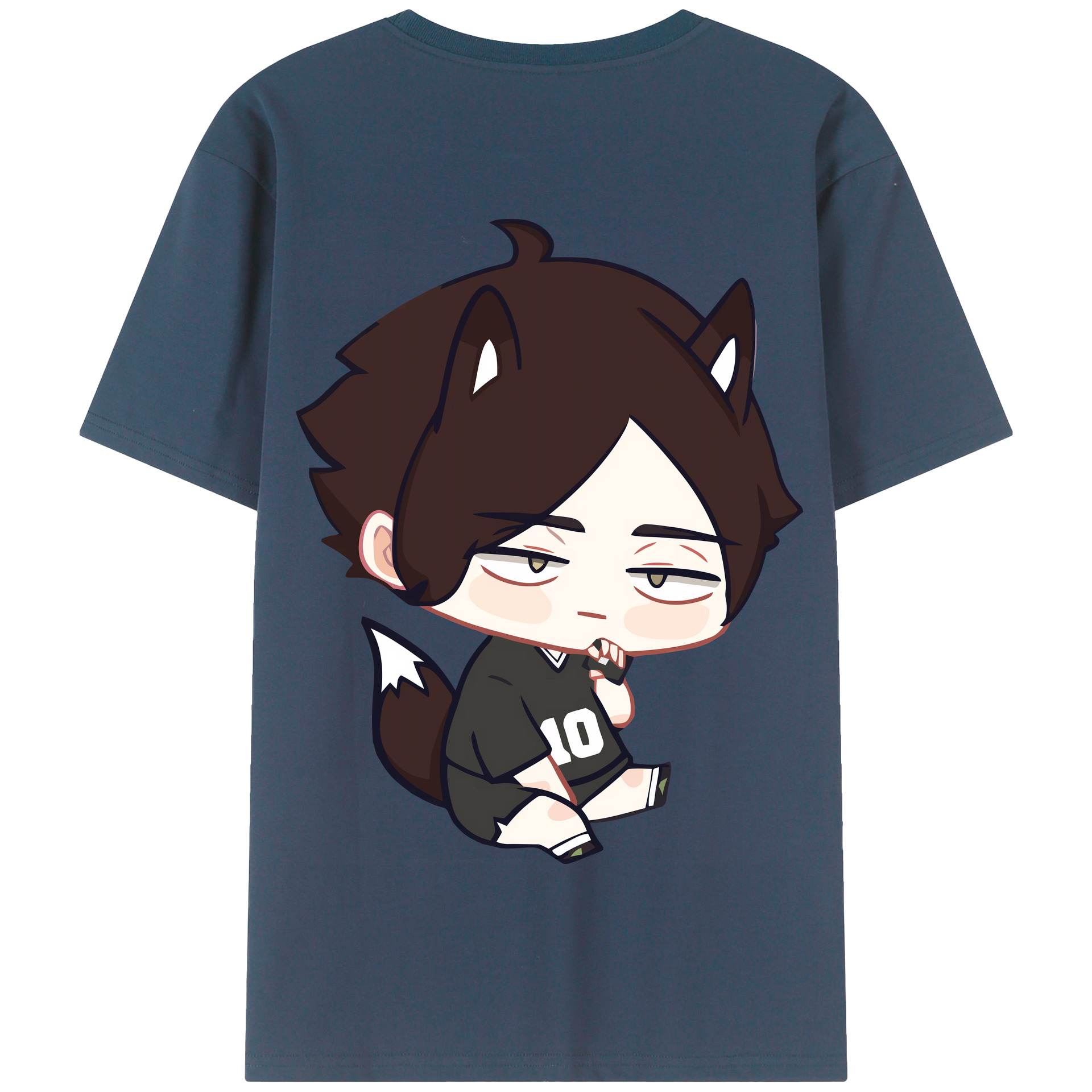 （画像用） ハイキュー!! Haikyu!! 綿100％半袖Tシャツ（背面プリント）