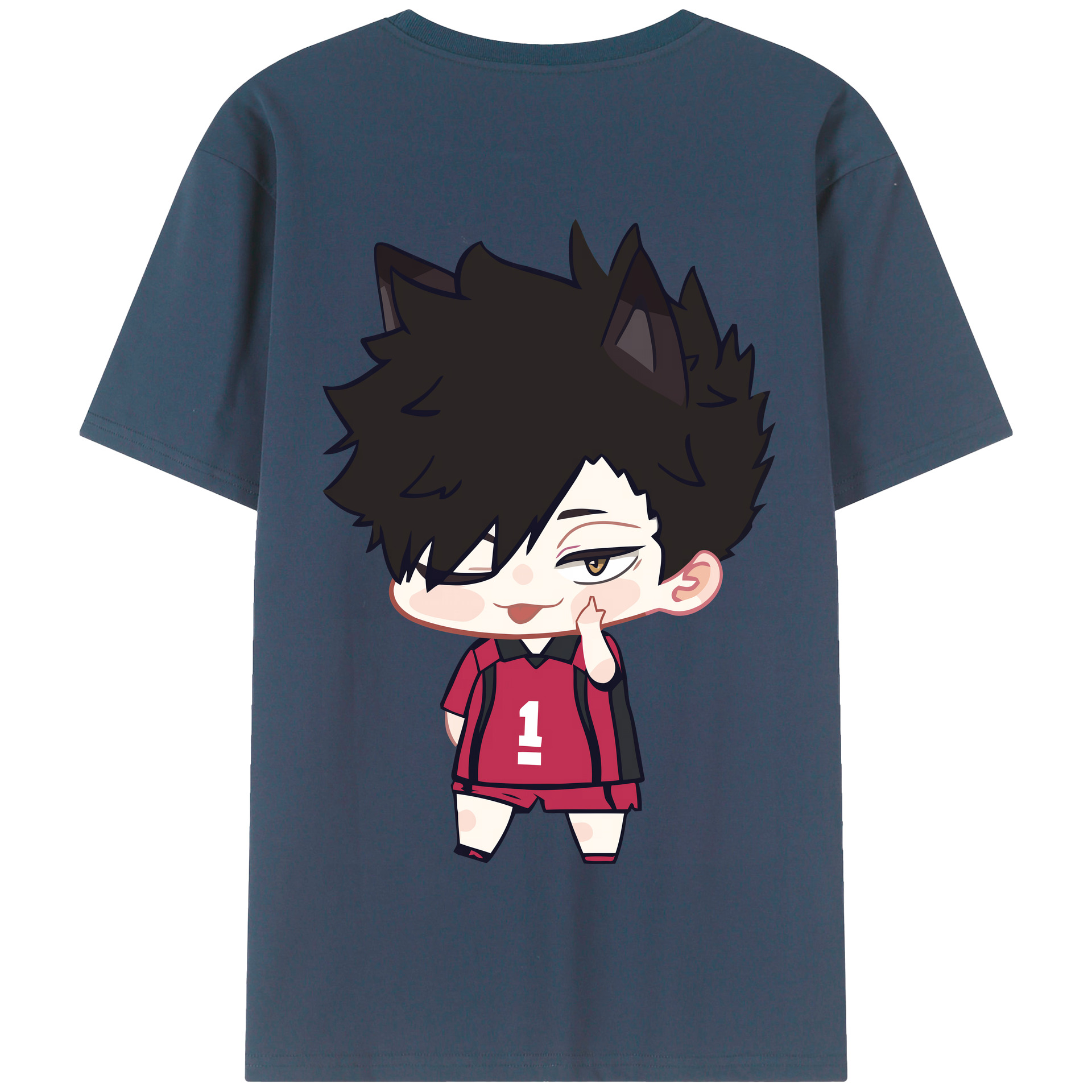 （画像用） ハイキュー!! Haikyu!! 綿100％半袖Tシャツ（背面プリント）