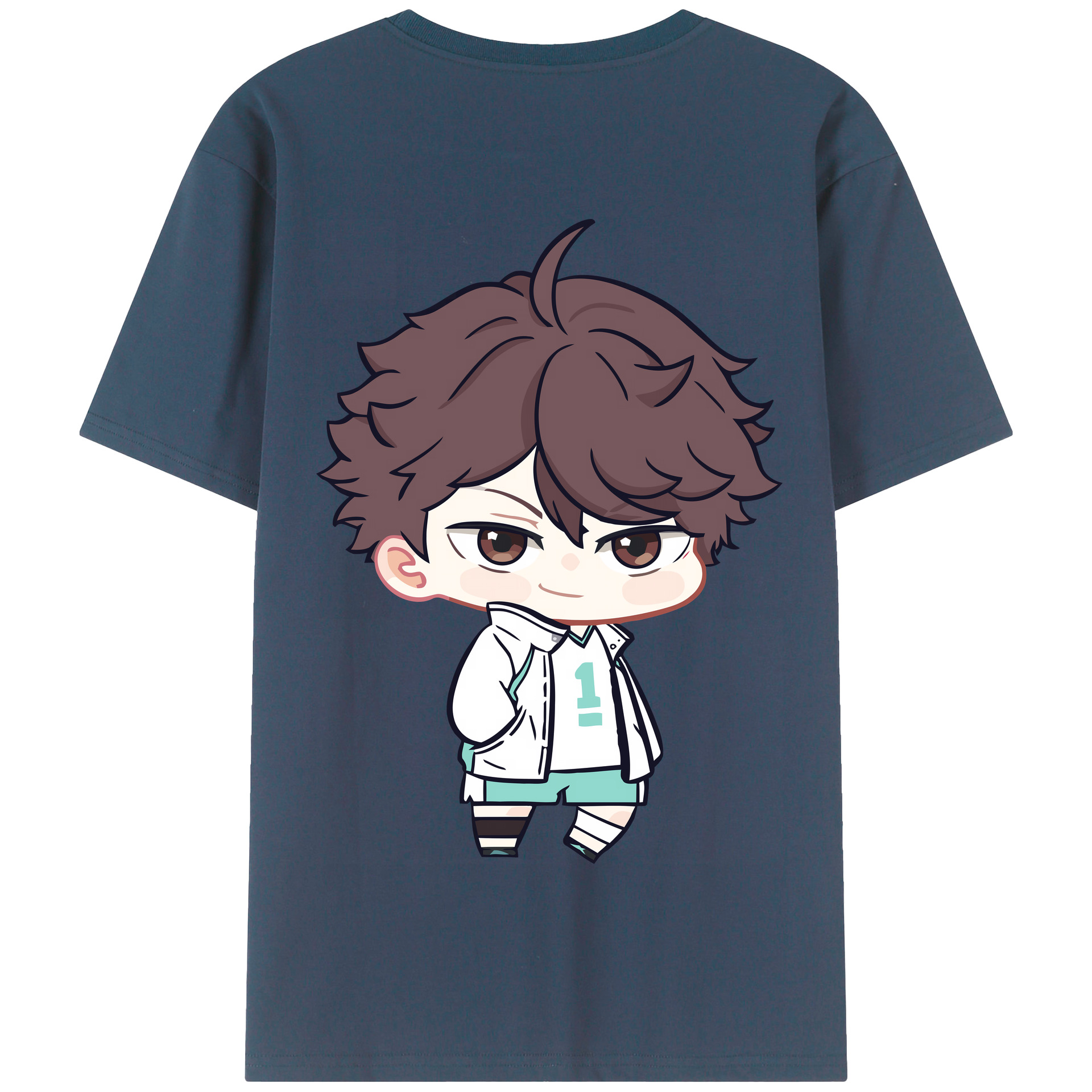 （画像用） ハイキュー!! Haikyu!! 綿100％半袖Tシャツ（背面プリント）