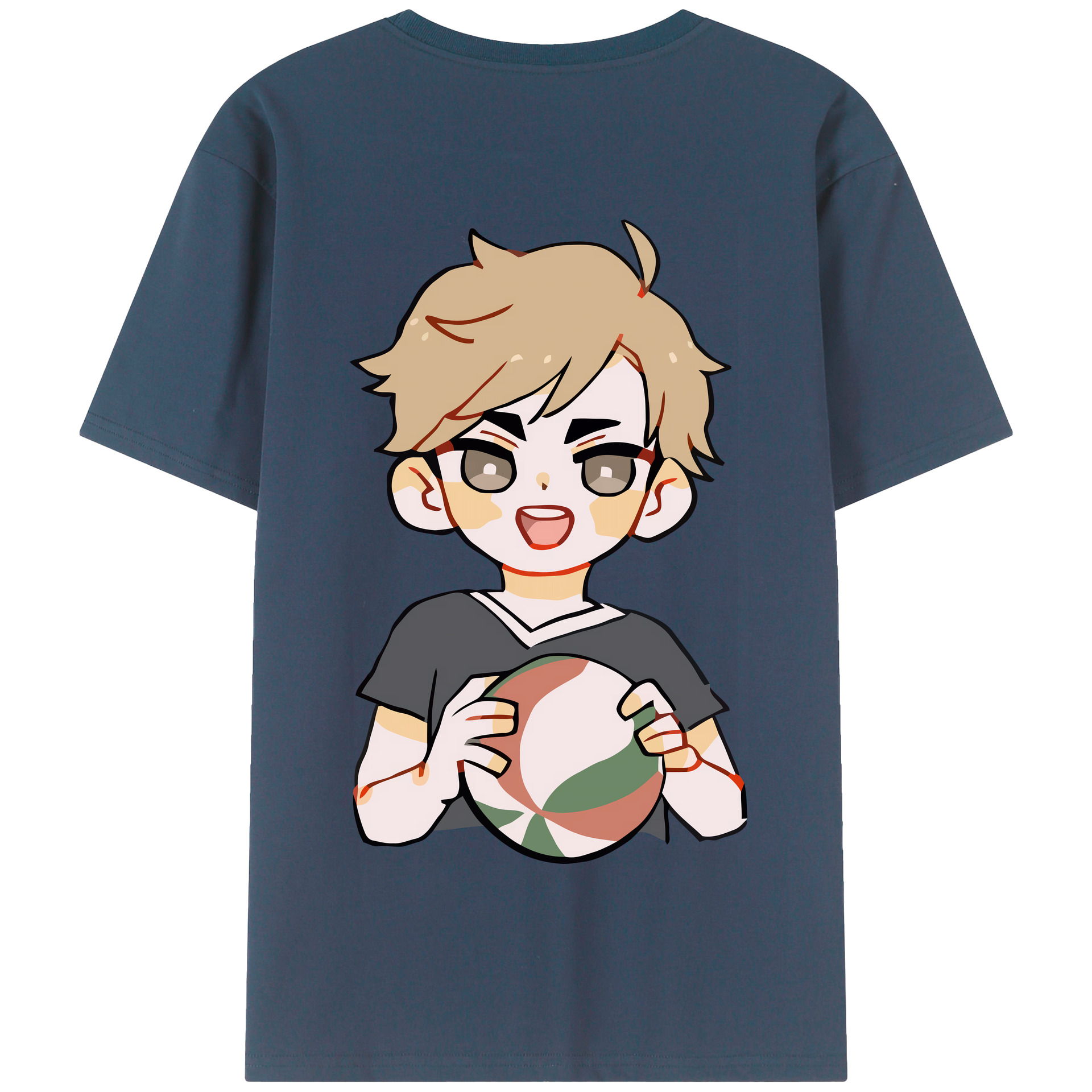 （画像用） ハイキュー!! Haikyu!! 綿100％半袖Tシャツ（背面プリント）