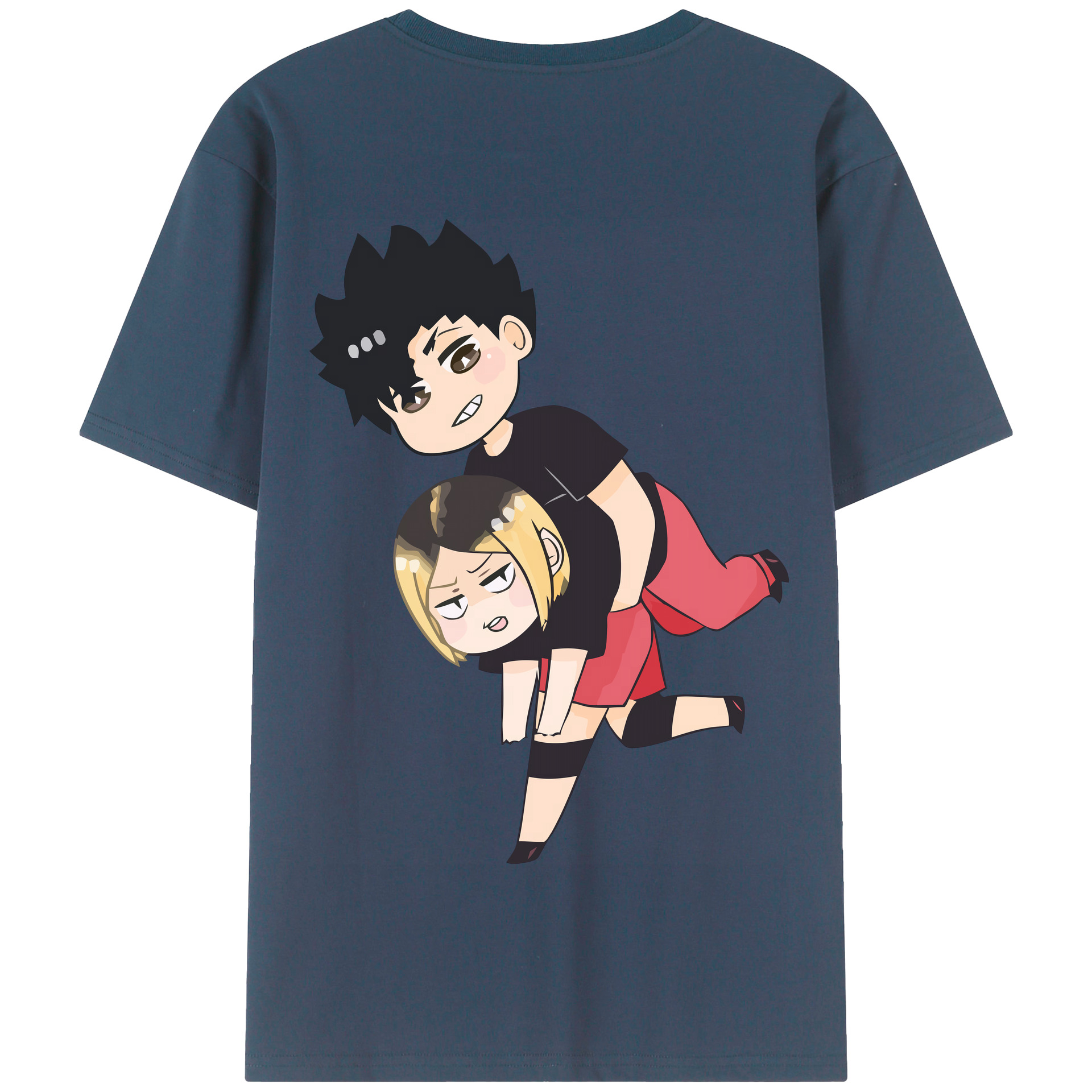 （画像用） ハイキュー!! Haikyu!! 綿100％半袖Tシャツ（背面プリント）