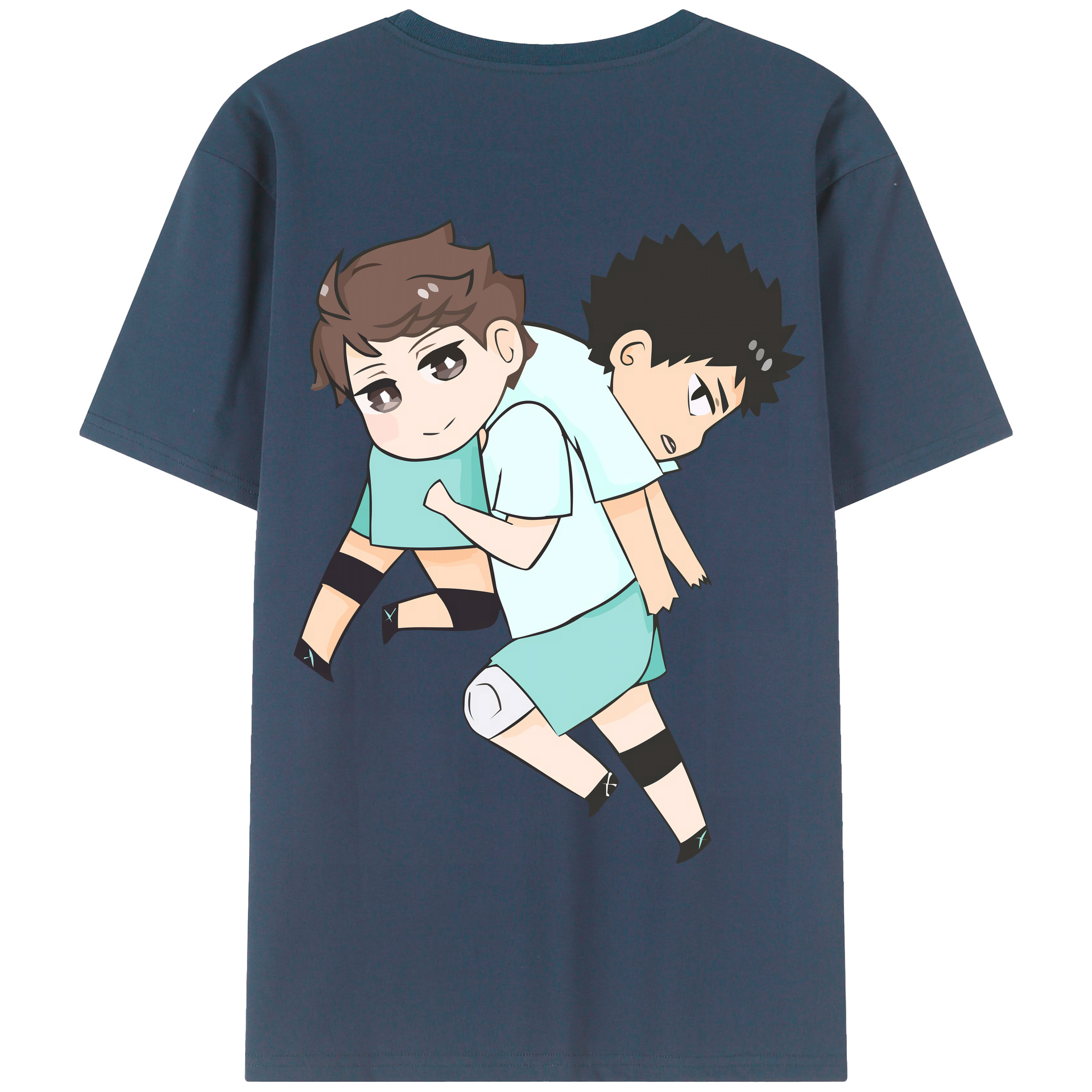 （画像用） ハイキュー!! Haikyu!! 綿100％半袖Tシャツ（背面プリント）