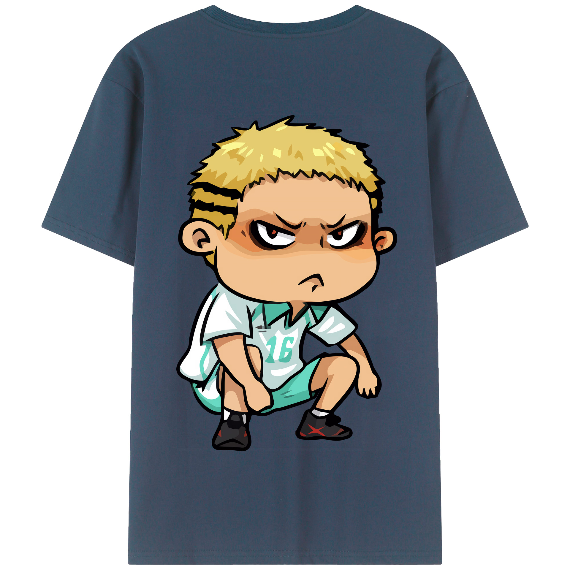 （画像用） ハイキュー!! Haikyu!! 綿100％半袖Tシャツ（背面プリント）