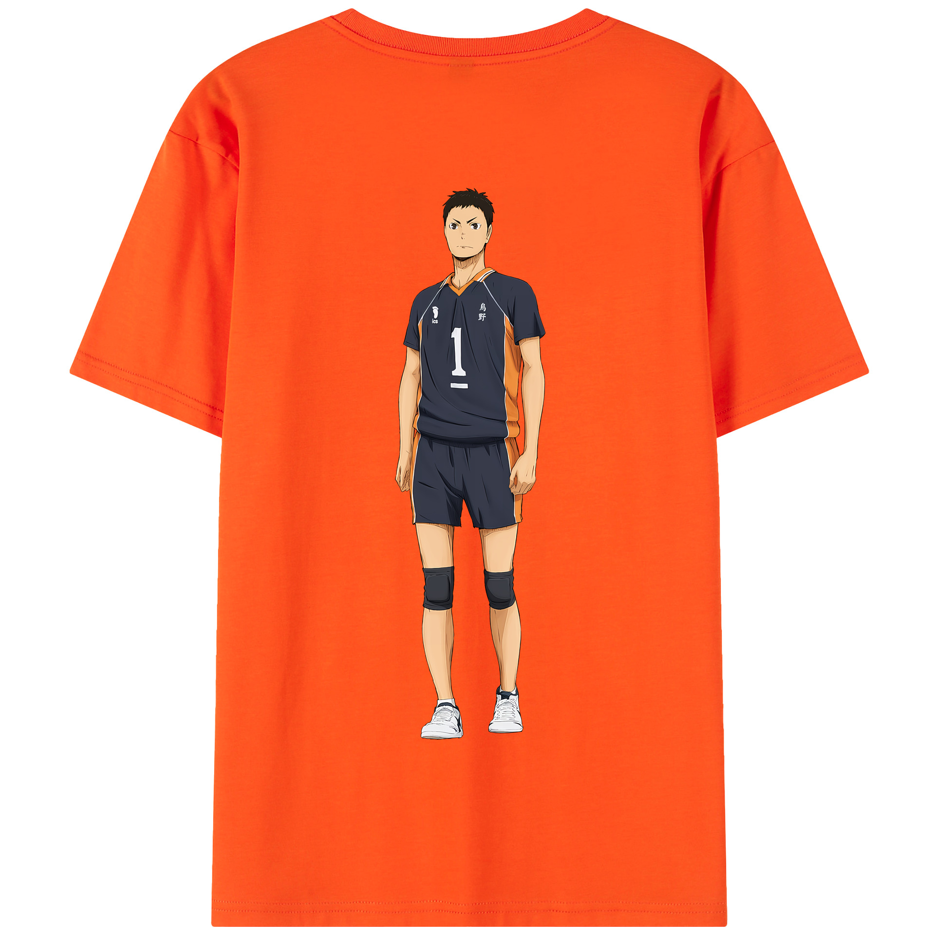 （画像用） ハイキュー!! Haikyu!! 綿100％半袖Tシャツ（背面プリント）