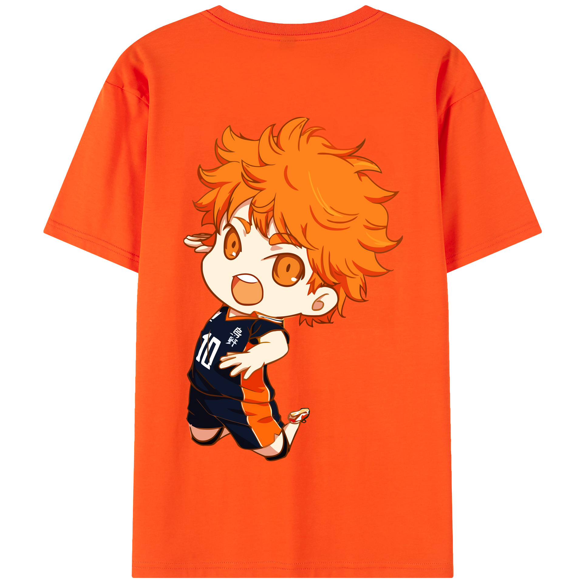 （画像用） ハイキュー!! Haikyu!! 綿100％半袖Tシャツ（背面プリント）