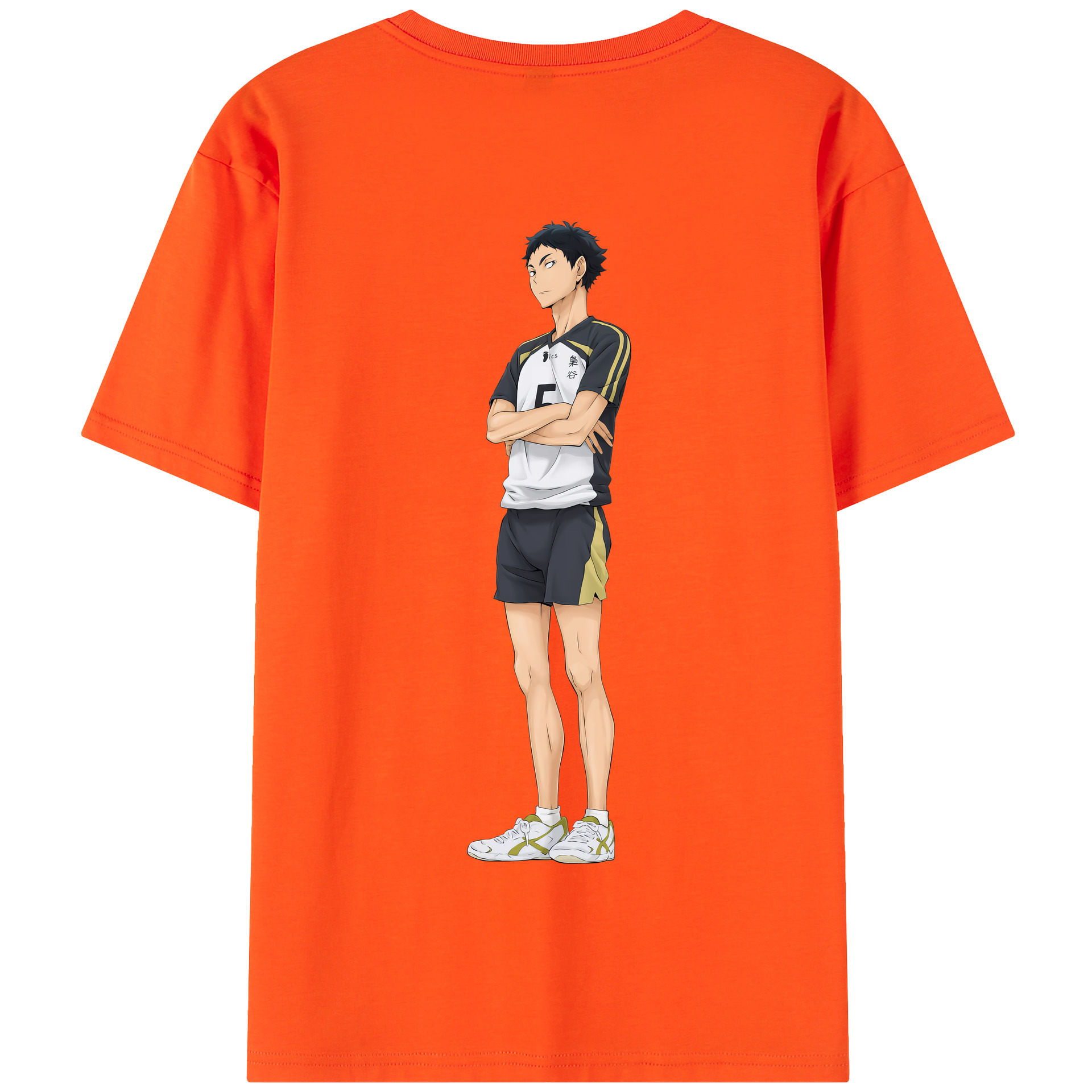 （画像用） ハイキュー!! Haikyu!! 綿100％半袖Tシャツ（背面プリント）