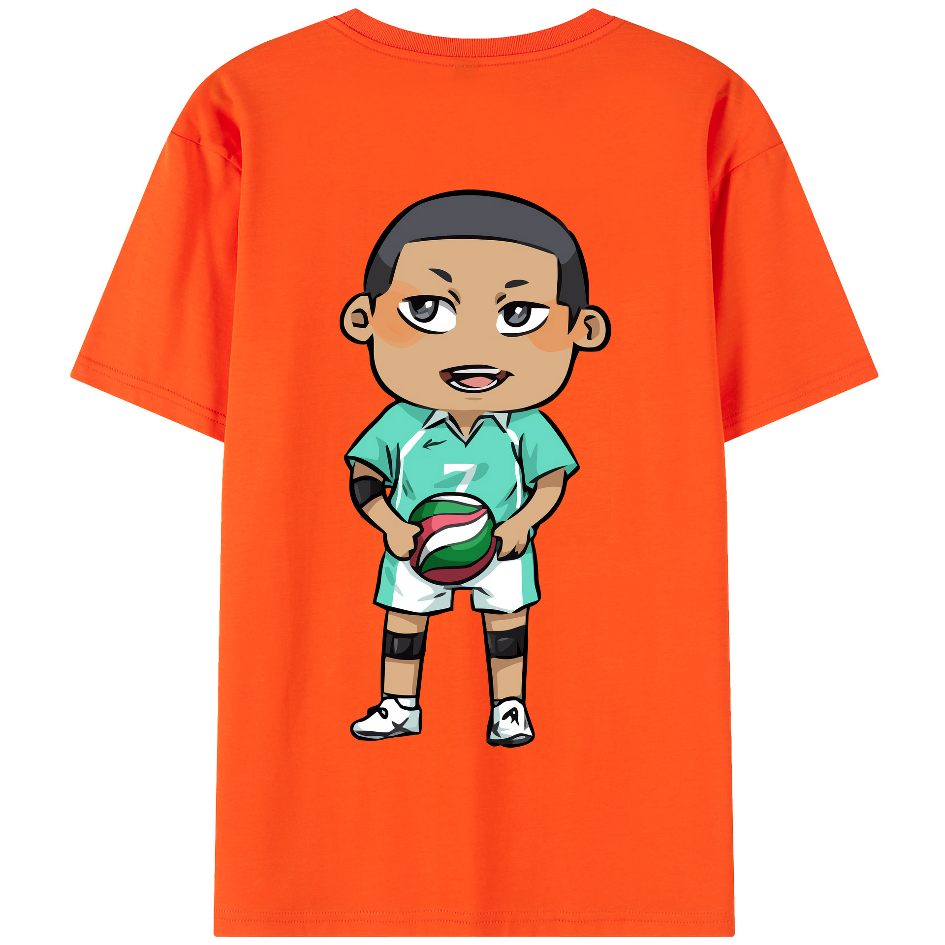 （画像用） ハイキュー!! Haikyu!! 綿100％半袖Tシャツ（背面プリント）