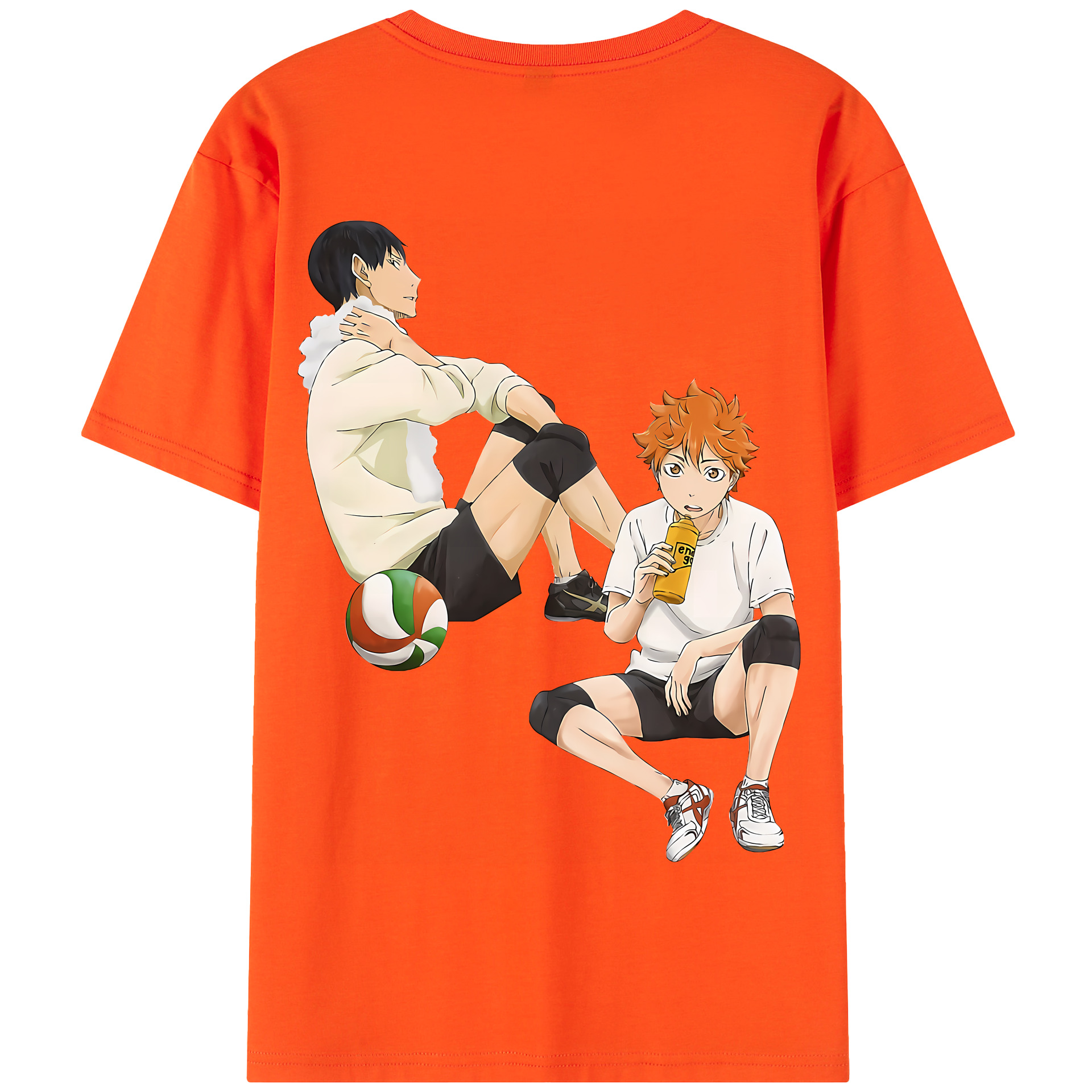 （画像用） ハイキュー!! Haikyu!! 綿100％半袖Tシャツ（背面プリント）