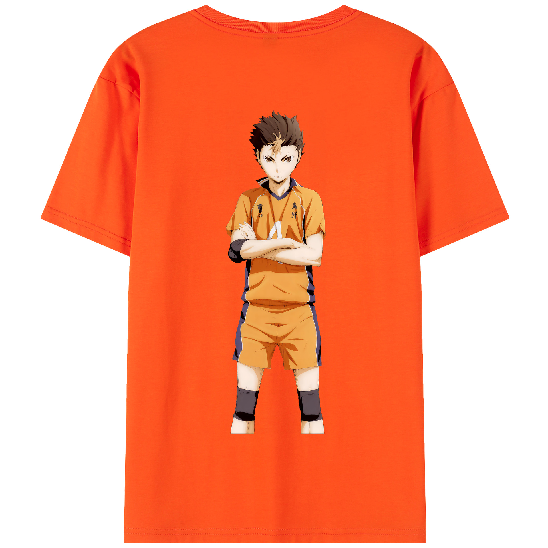 （画像用） ハイキュー!! Haikyu!! 綿100％半袖Tシャツ（背面プリント）