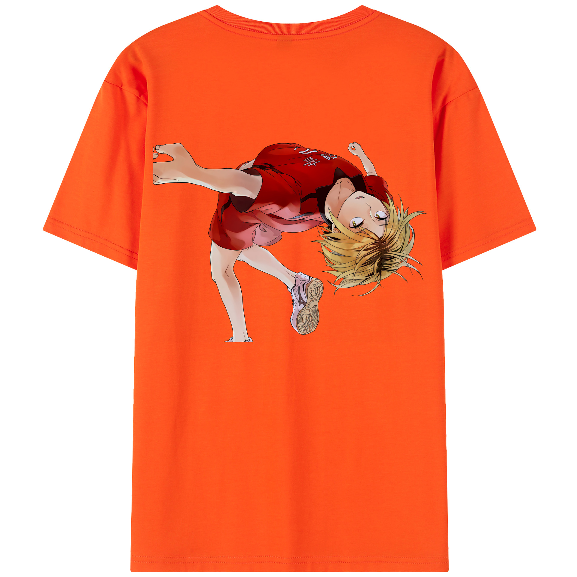 （画像用） ハイキュー!! Haikyu!! 綿100％半袖Tシャツ（背面プリント）