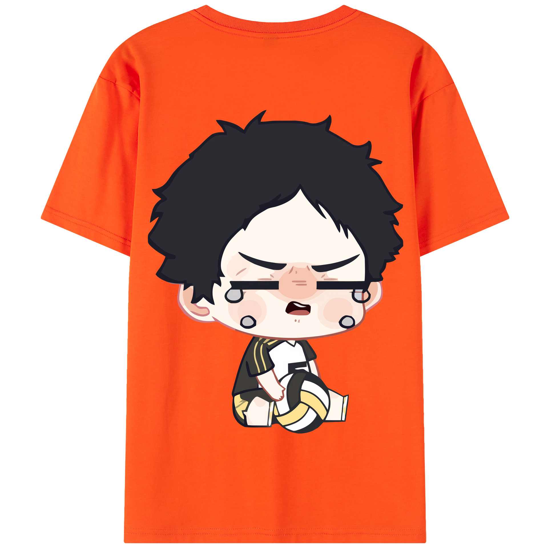 （画像用） ハイキュー!! Haikyu!! 綿100％半袖Tシャツ（背面プリント）