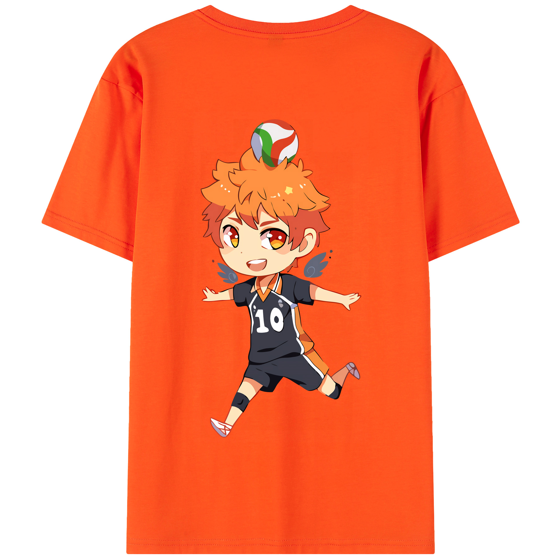 （画像用） ハイキュー!! Haikyu!! 綿100％半袖Tシャツ（背面プリント）