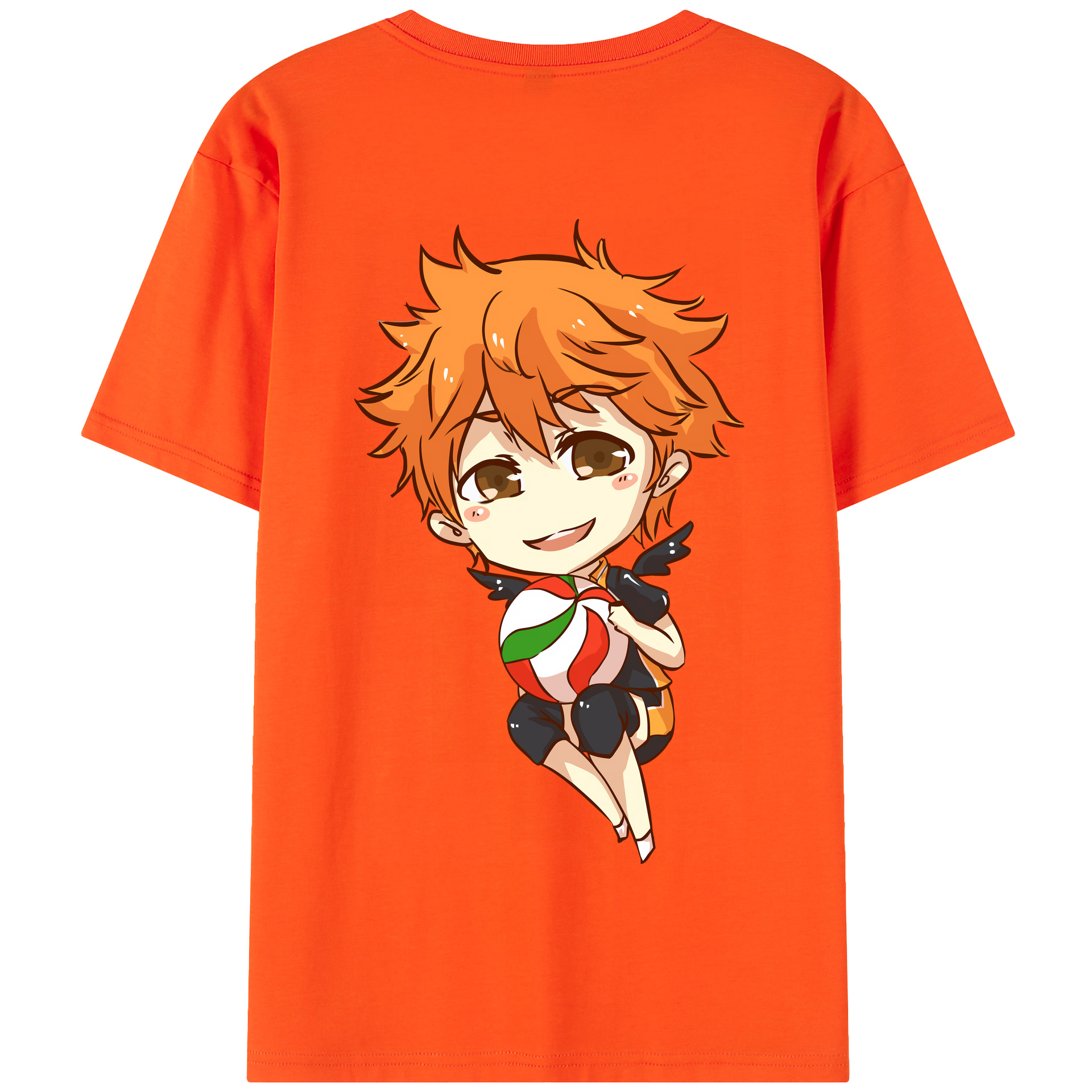 （画像用） ハイキュー!! Haikyu!! 綿100％半袖Tシャツ（背面プリント）