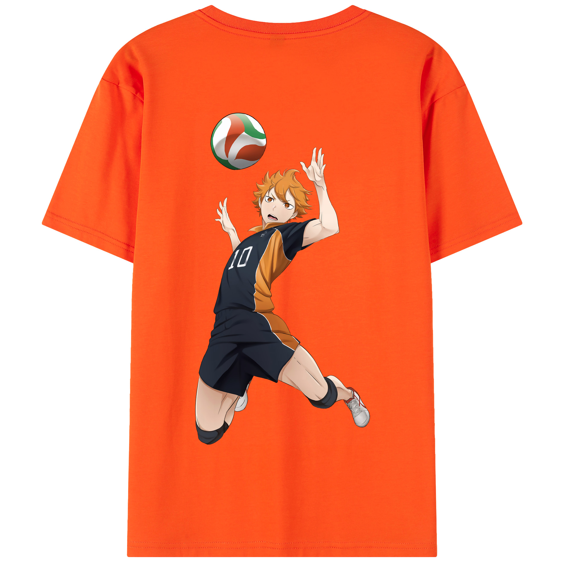 （画像用） ハイキュー!! Haikyu!! 綿100％半袖Tシャツ（背面プリント）