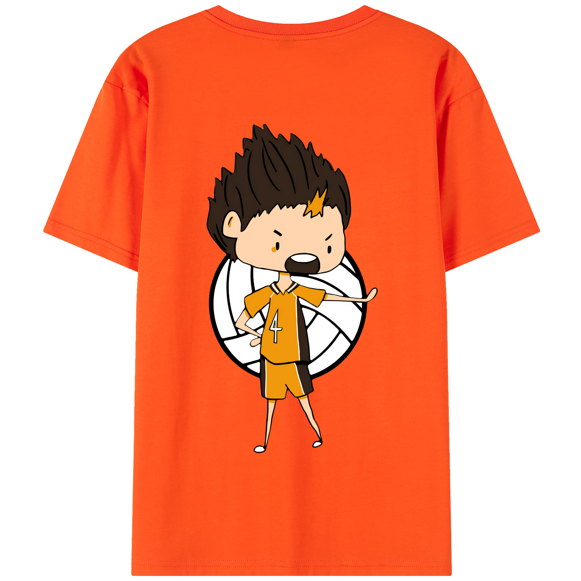 （画像用） ハイキュー!! Haikyu!! 綿100％半袖Tシャツ（背面プリント）