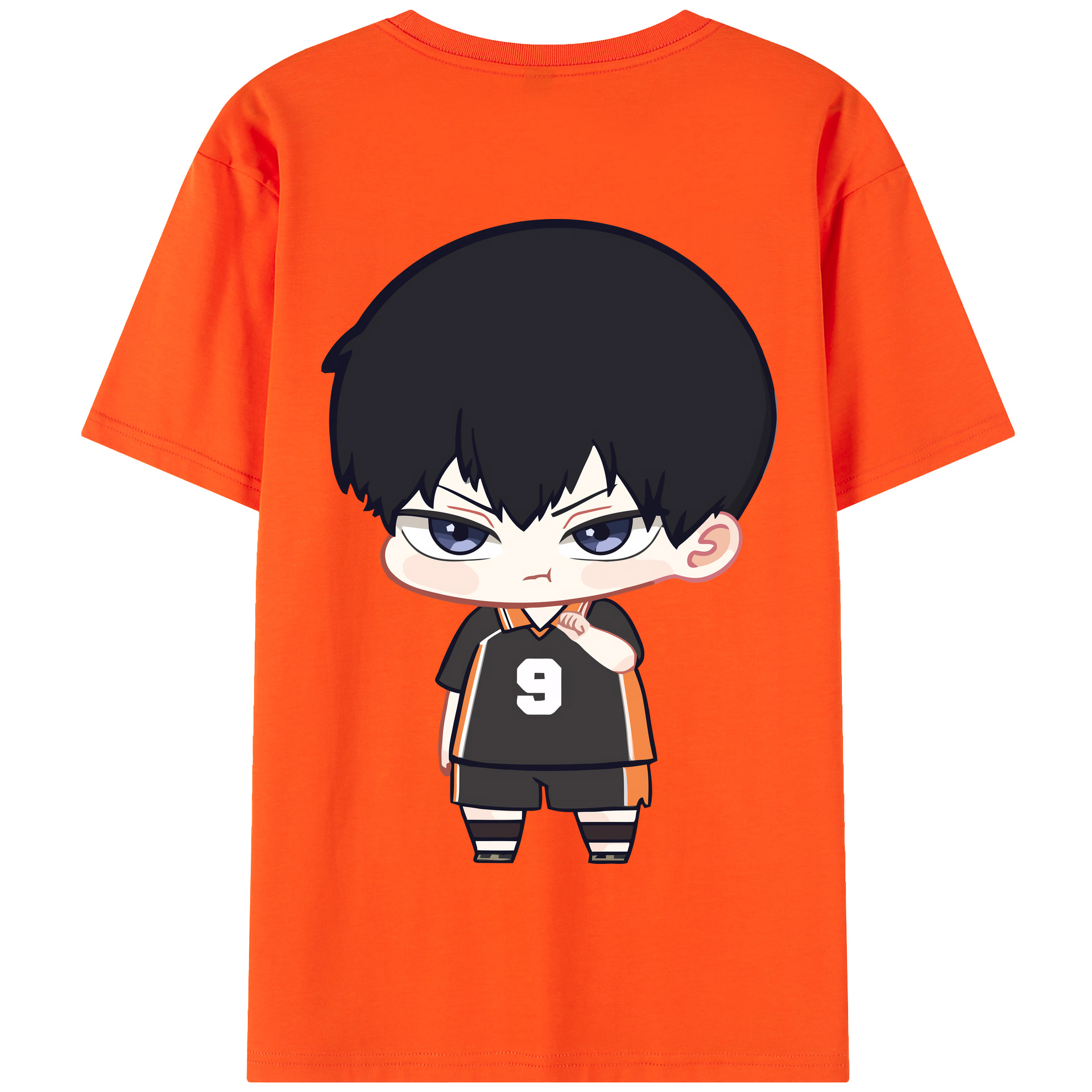 （画像用） ハイキュー!! Haikyu!! 綿100％半袖Tシャツ（背面プリント）