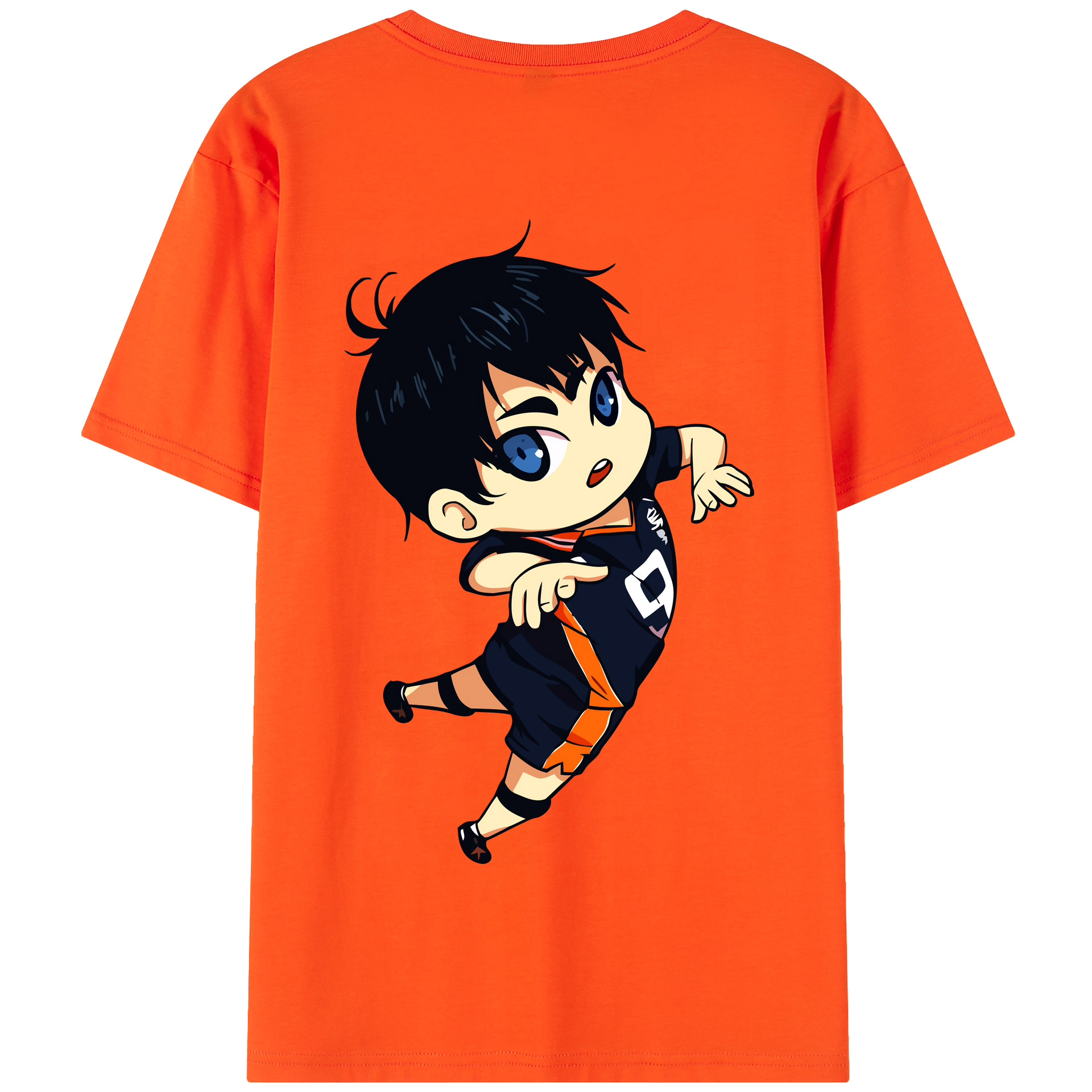 （画像用） ハイキュー!! Haikyu!! 綿100％半袖Tシャツ（背面プリント）