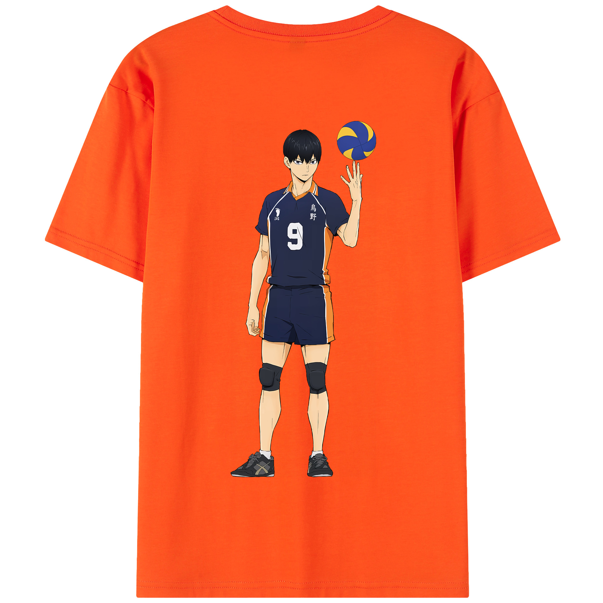 （画像用） ハイキュー!! Haikyu!! 綿100％半袖Tシャツ（背面プリント）
