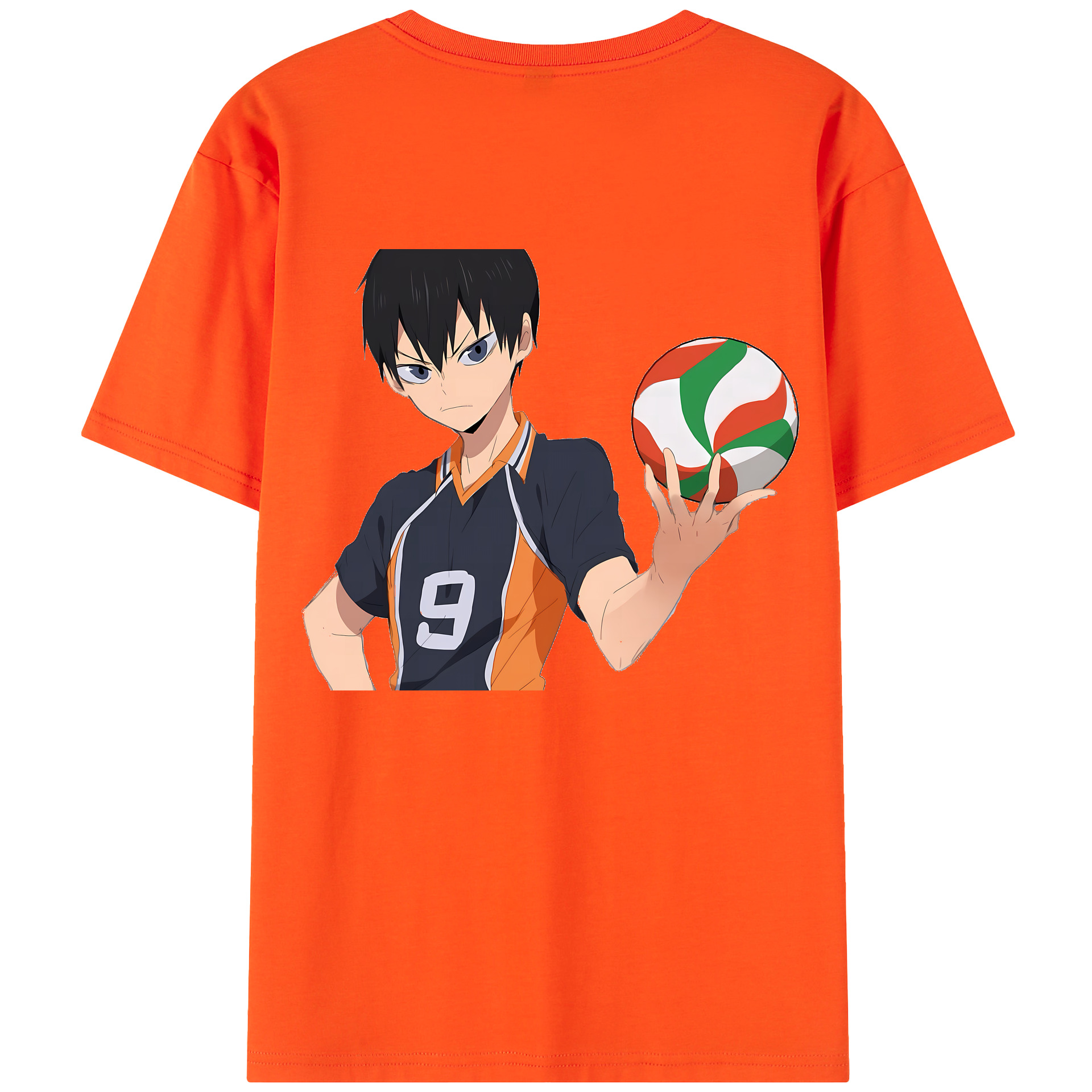 （画像用） ハイキュー!! Haikyu!! 綿100％半袖Tシャツ（背面プリント）