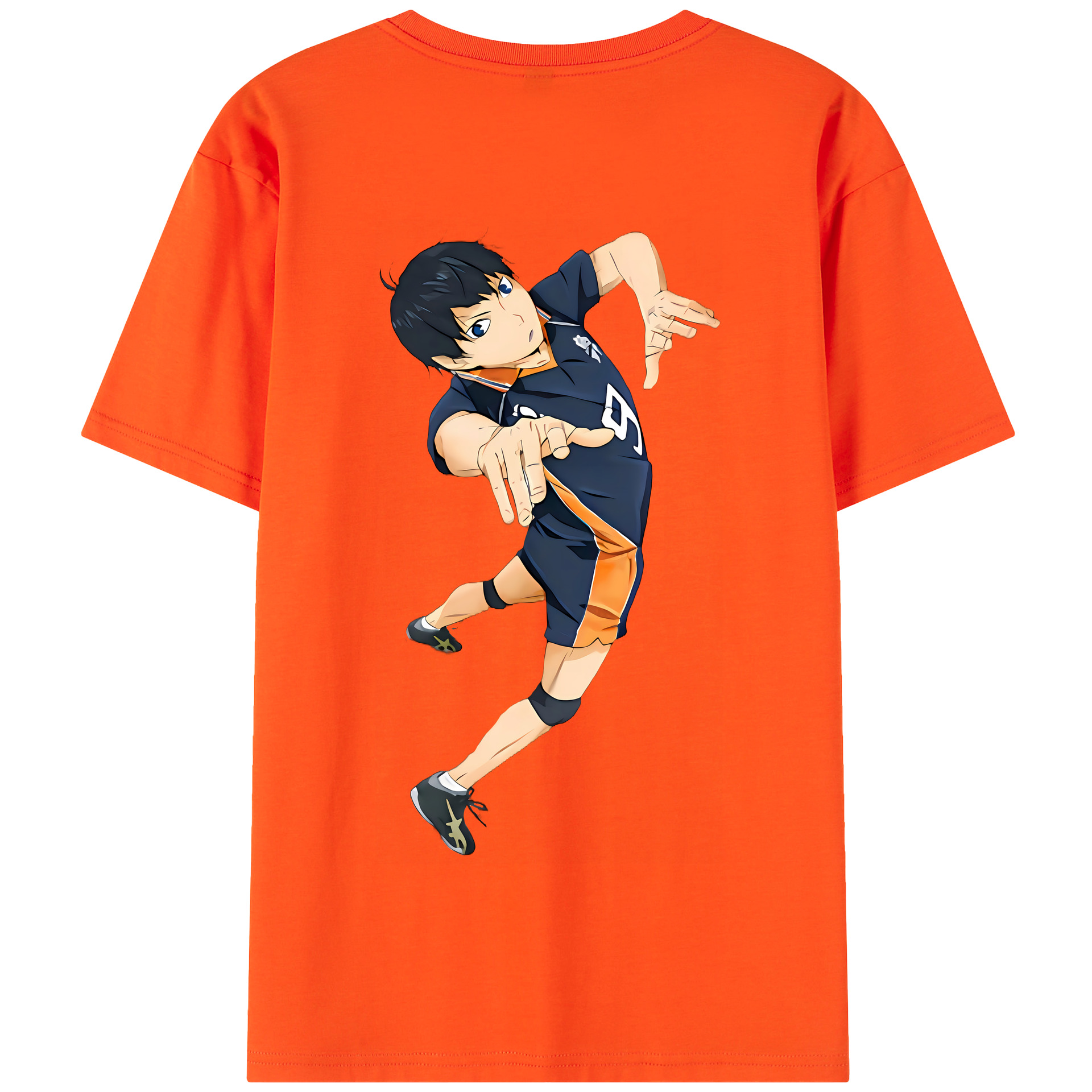 （画像用） ハイキュー!! Haikyu!! 綿100％半袖Tシャツ（背面プリント）